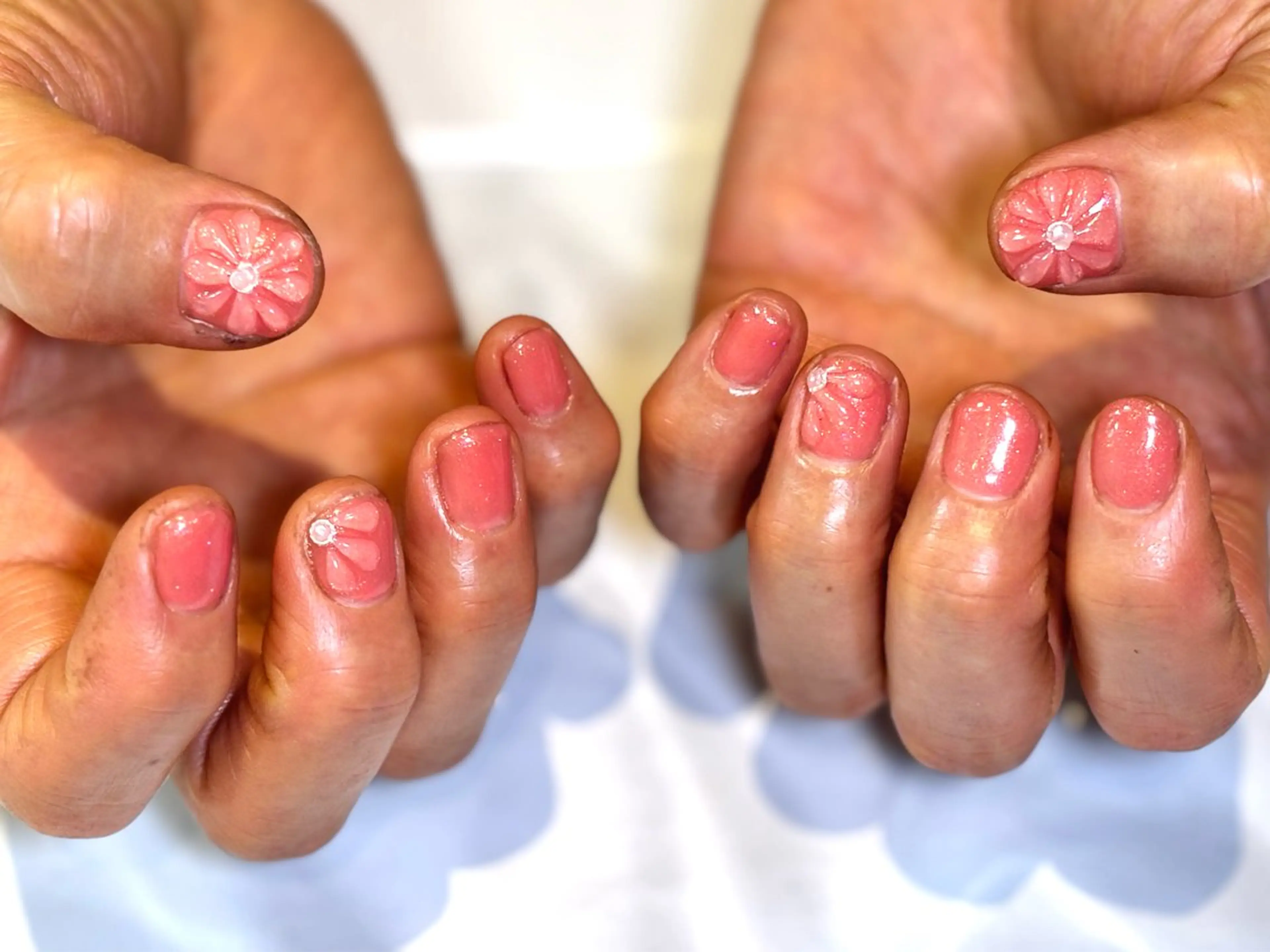 ネイル 春ネイル ハンドネイル 秋山 香穂のネイルデザイン