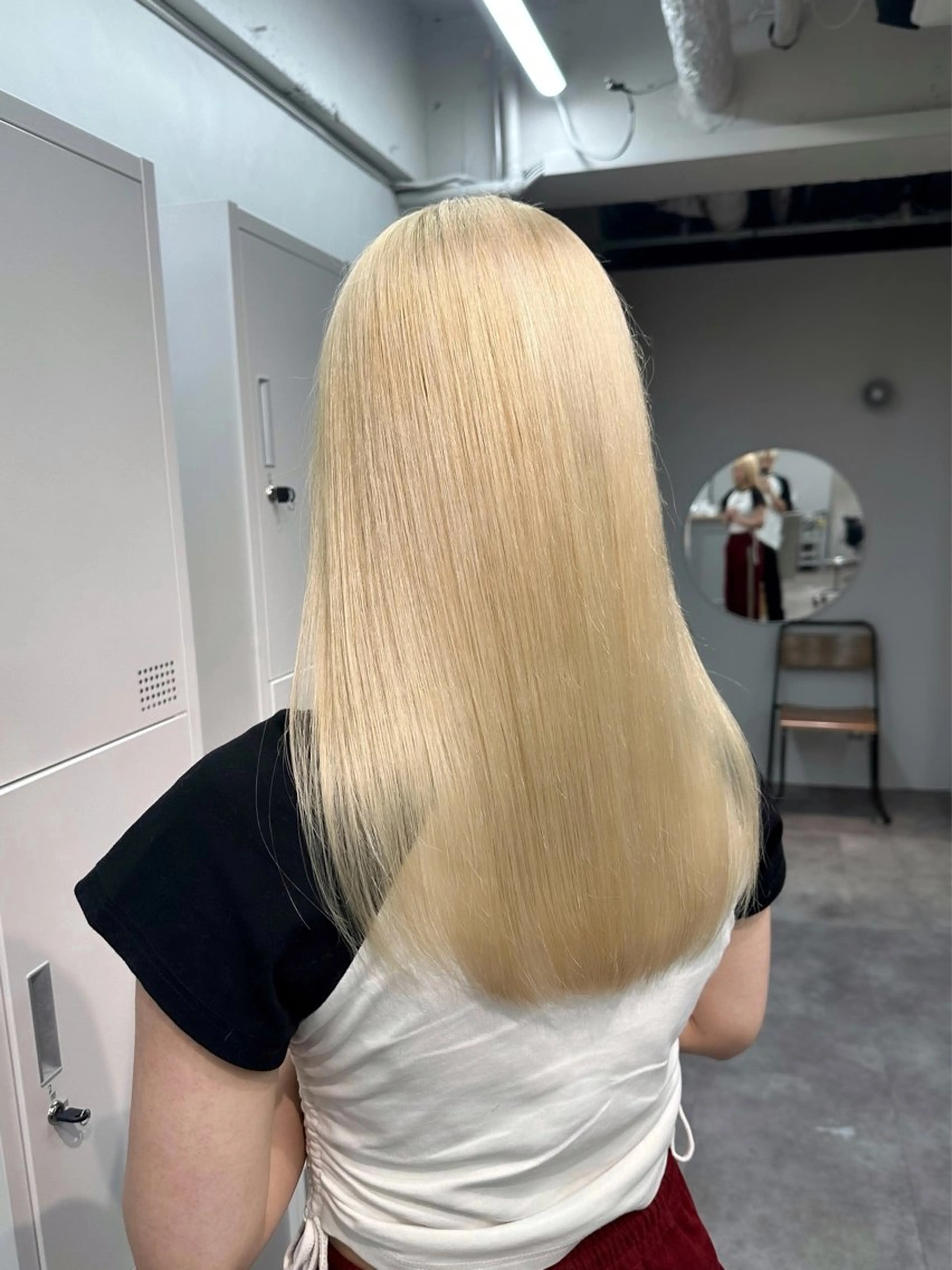 ロング カラー ミルクティーベージュ 💫HARUTOのヘアスタイル