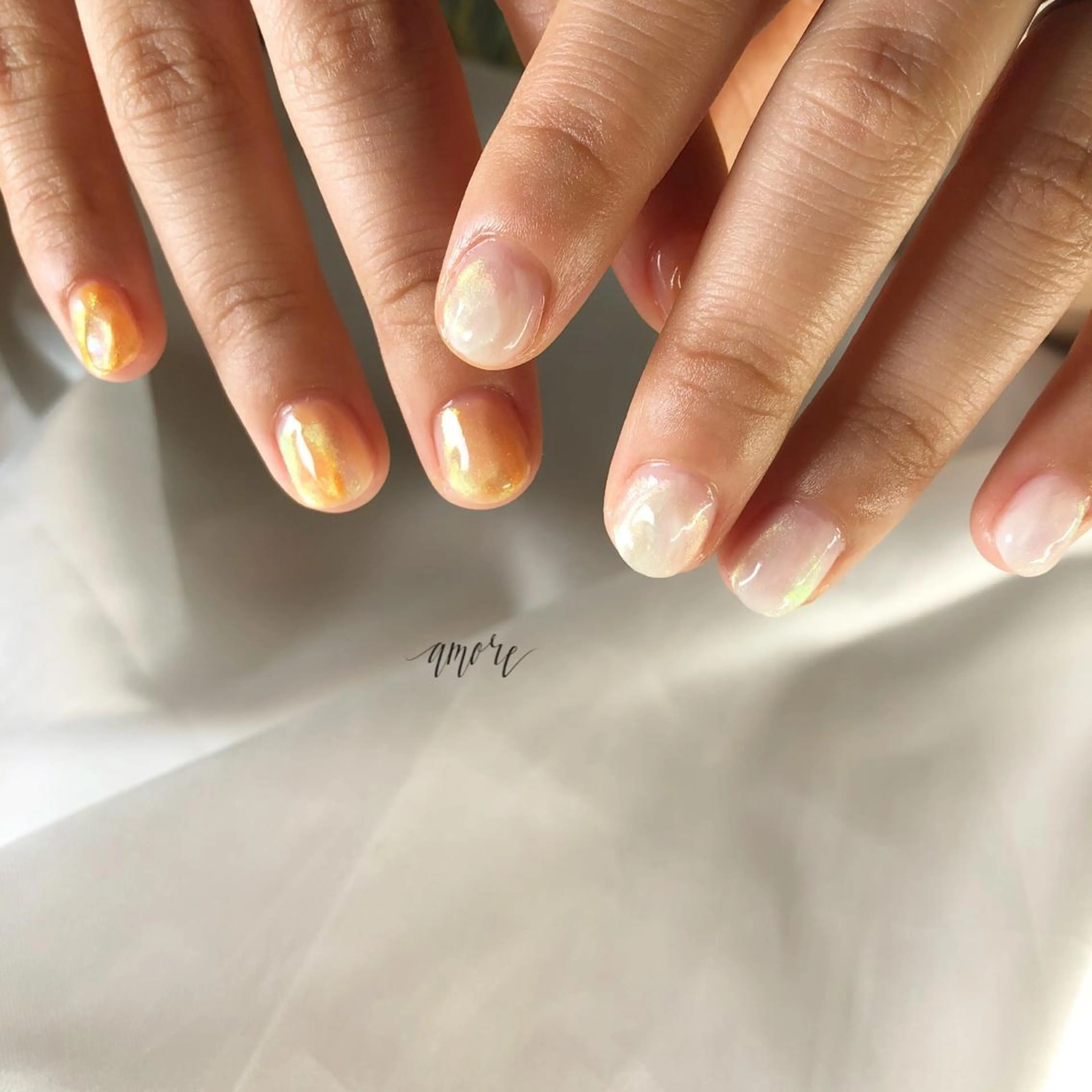 ネイル ジェルネイル 氷ネイル・うるうるネイル マグネットネイル ミラーネイル ニュアンスネイル You kyehwaのネイルデザイン