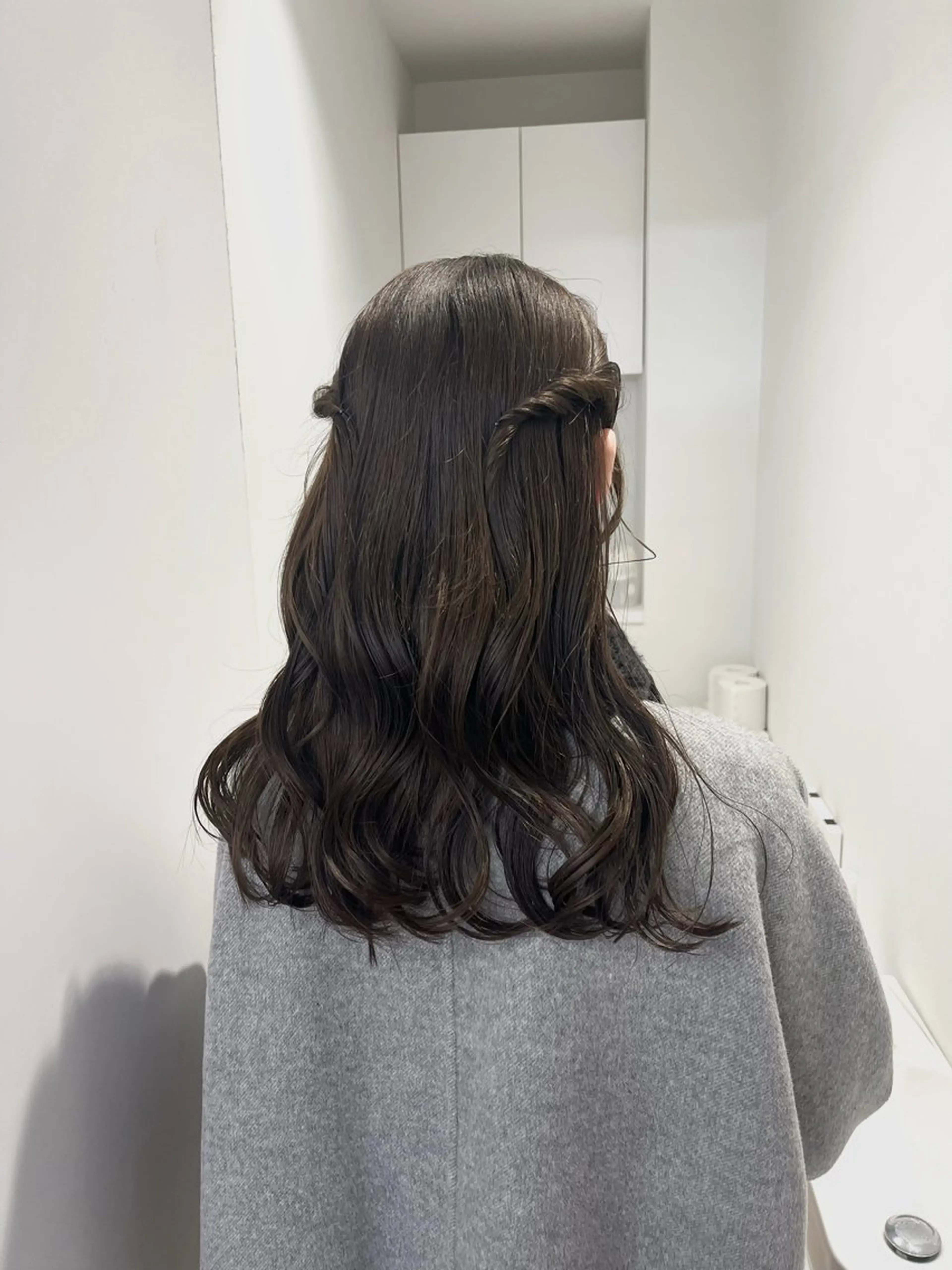 セミロング ヘアセット mina★ボブcut 透明感color🥣のヘアスタイル