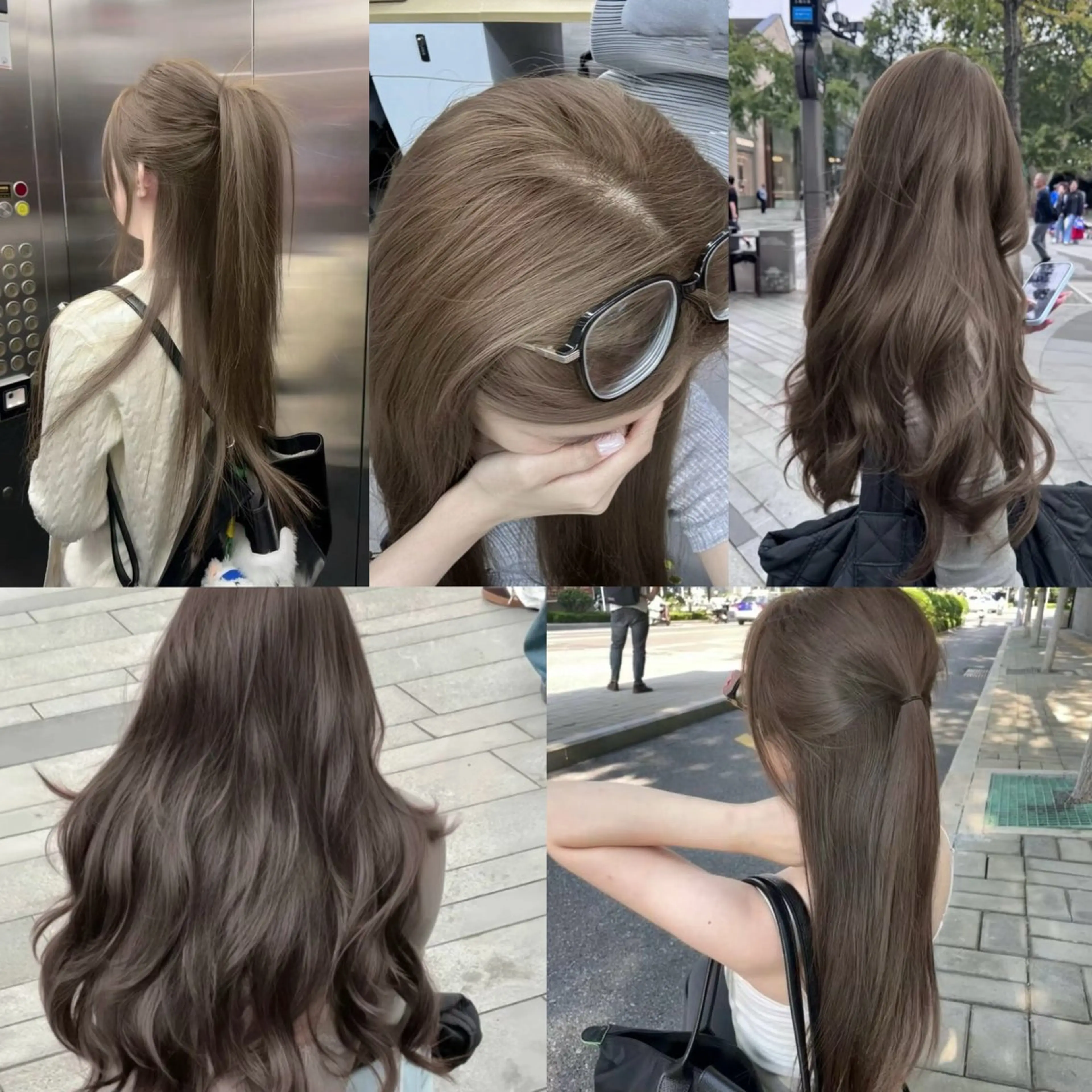 ロング カラー 艶カラー♡クール トレンドヘア♡アユミのヘアスタイル