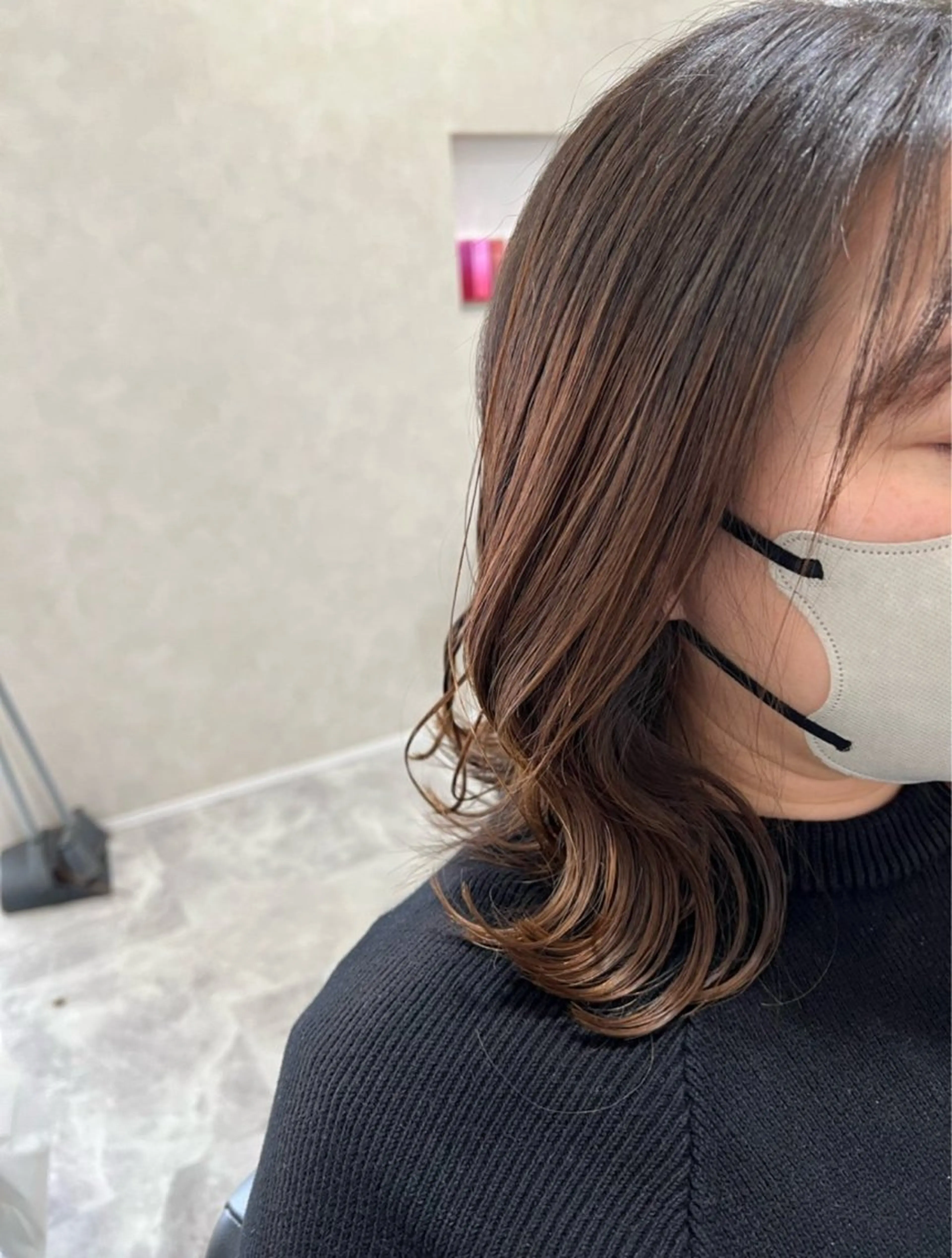 ミディアム 透明感/レイヤー💎 髪質改善/希美のヘアスタイル