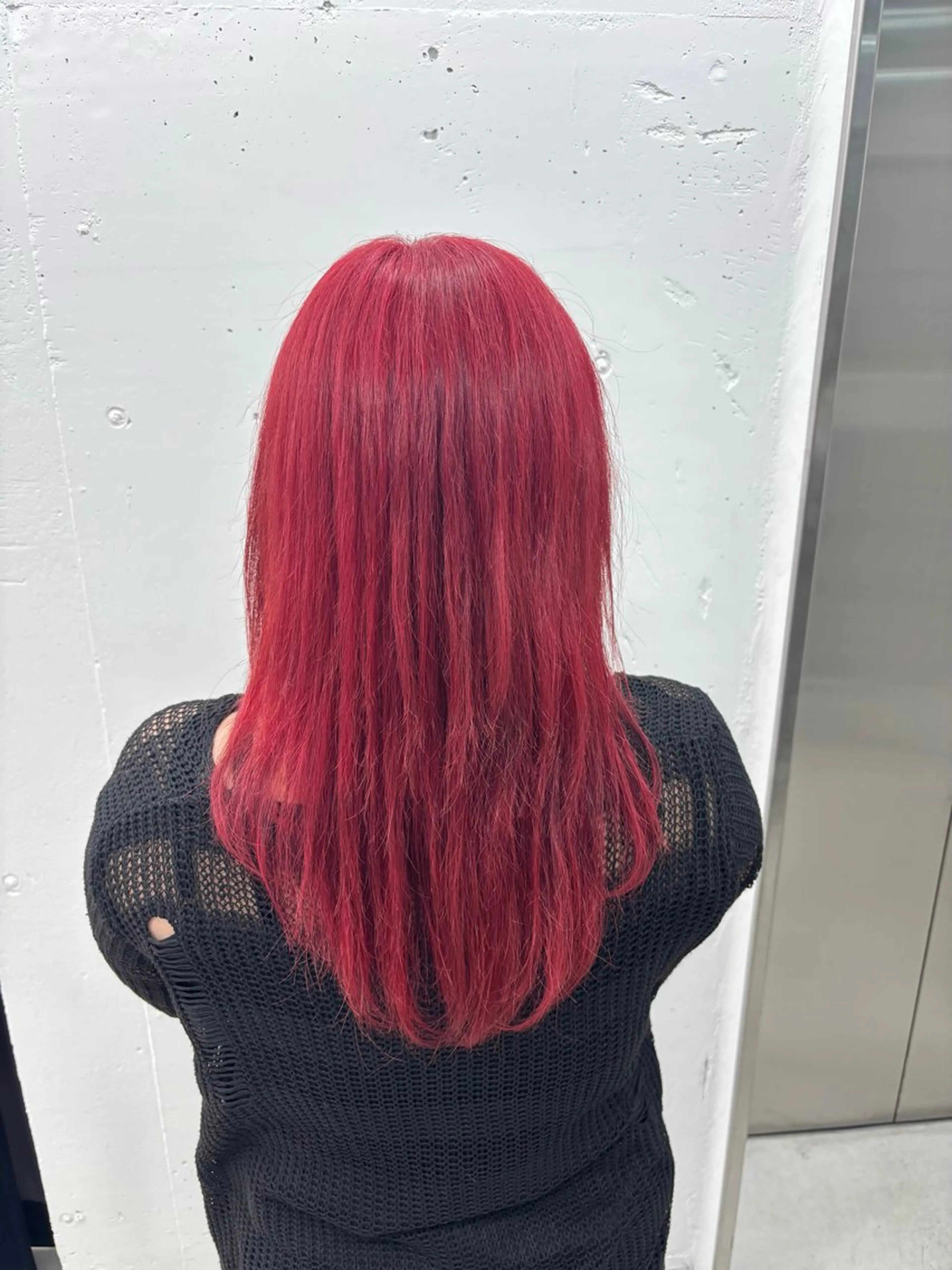 ロング カラー レッドカラー ヘアカラー トリートメント ヘッドスパ 🌼あいり🌼 JILLSTUDIOのヘアスタイル