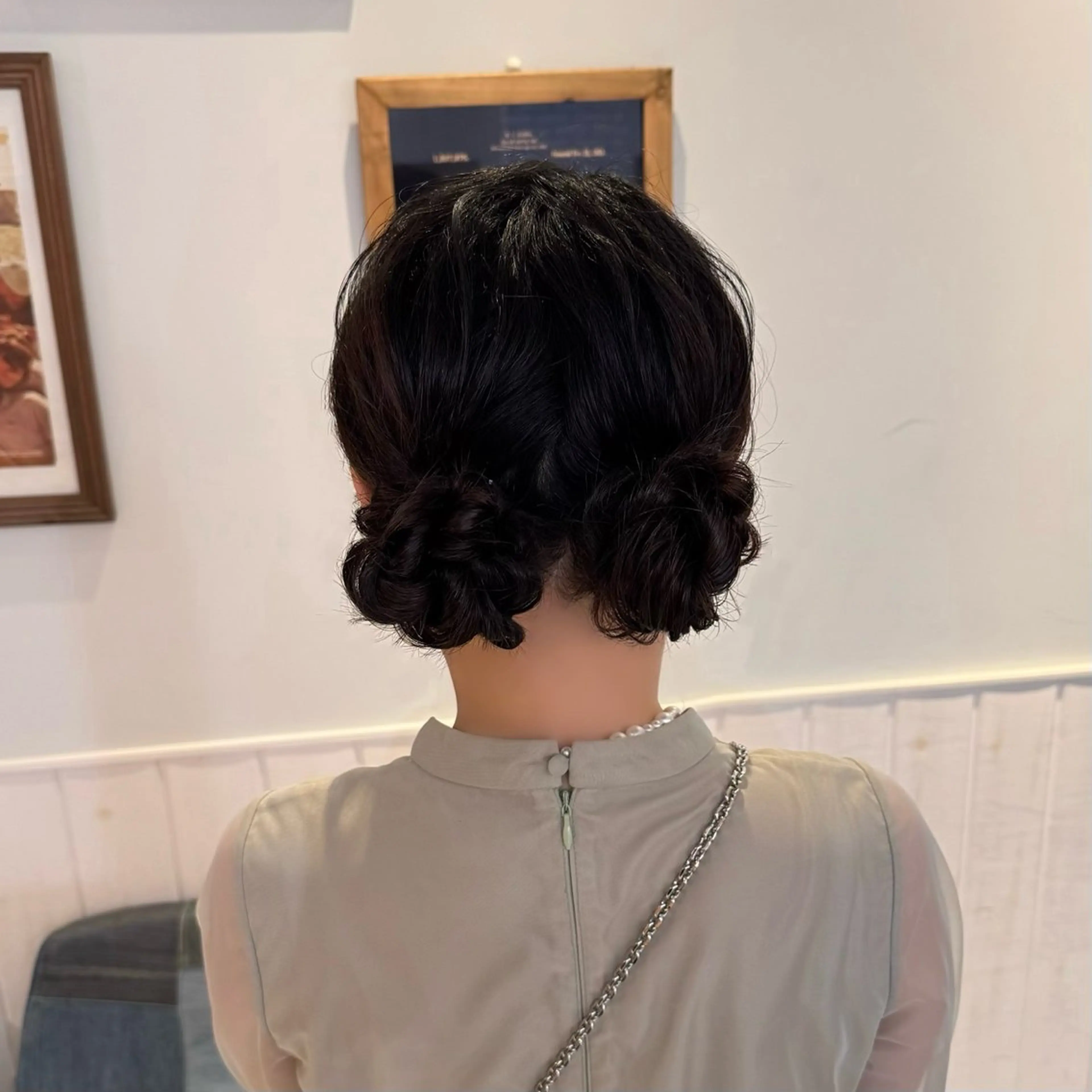 ヘアアレンジ お団子ヘア ヘアセット 🍀ブリーチ/艶カラ ー🍀 コイケのヘアスタイル