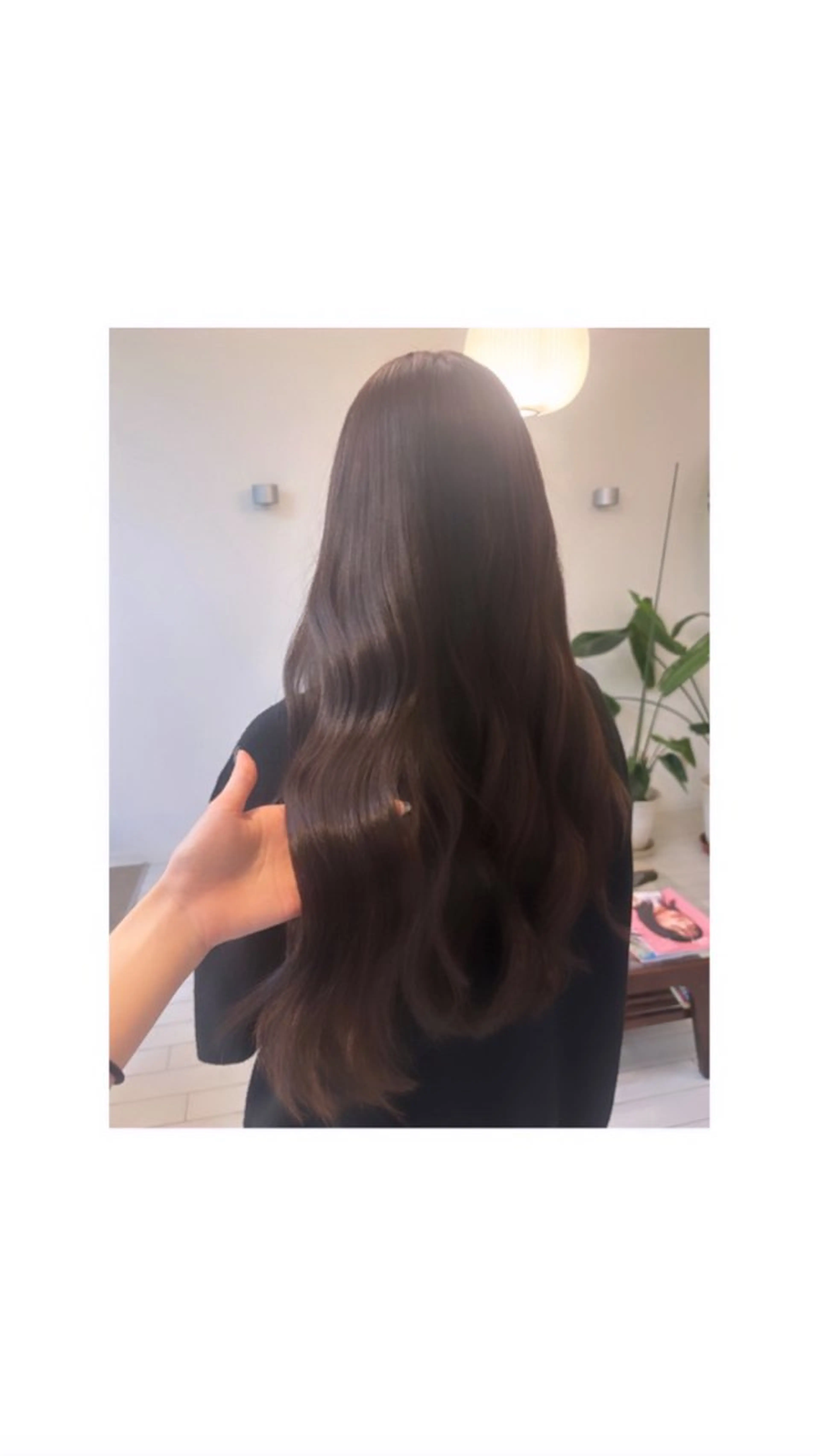 ブリーチなしワンカラーの写真