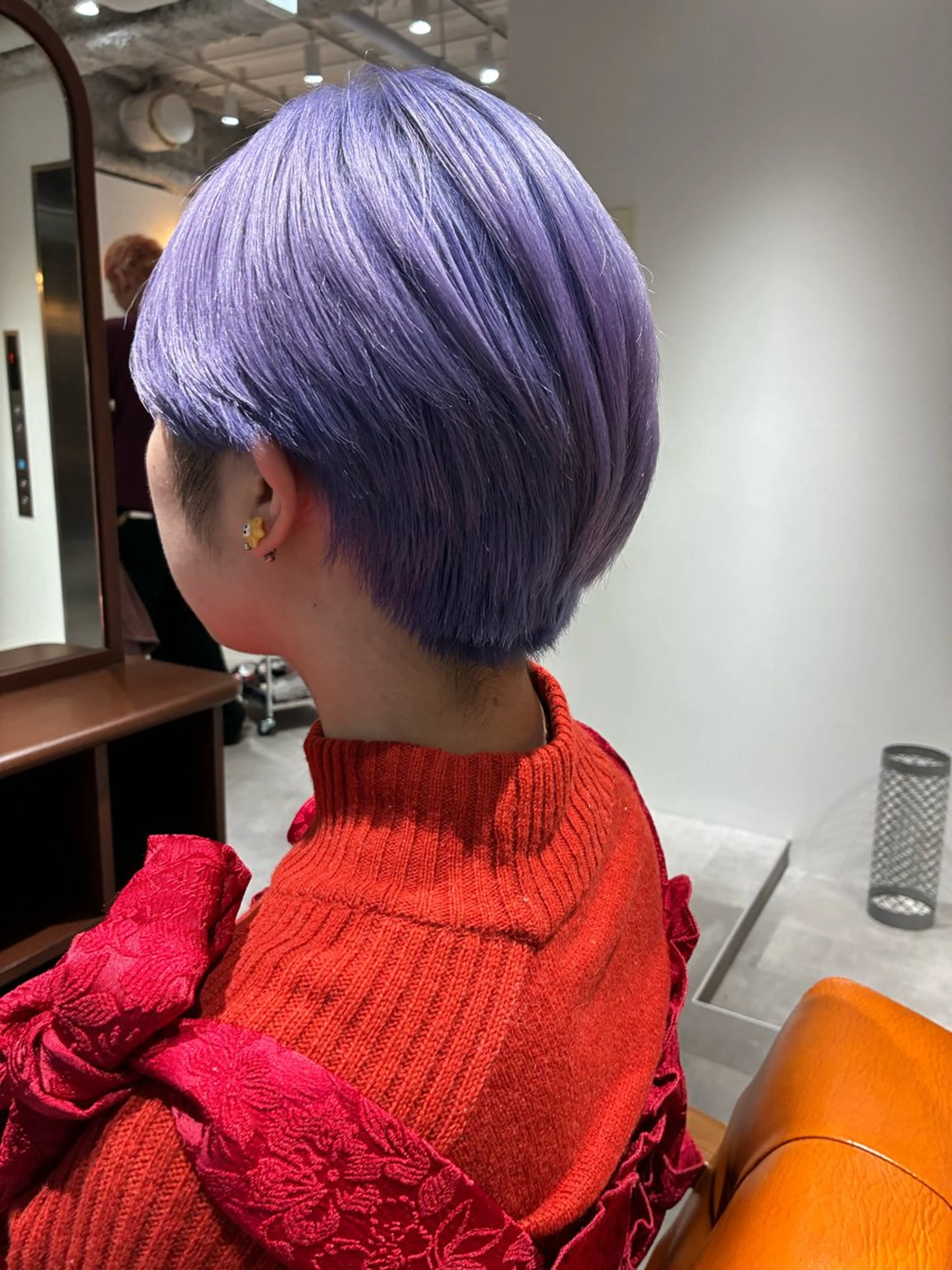 ミディアム カラー ヘアアレンジ カット ヘアカラー トリートメント 💟Opus/ Mizuki🐕💟のヘアスタイル