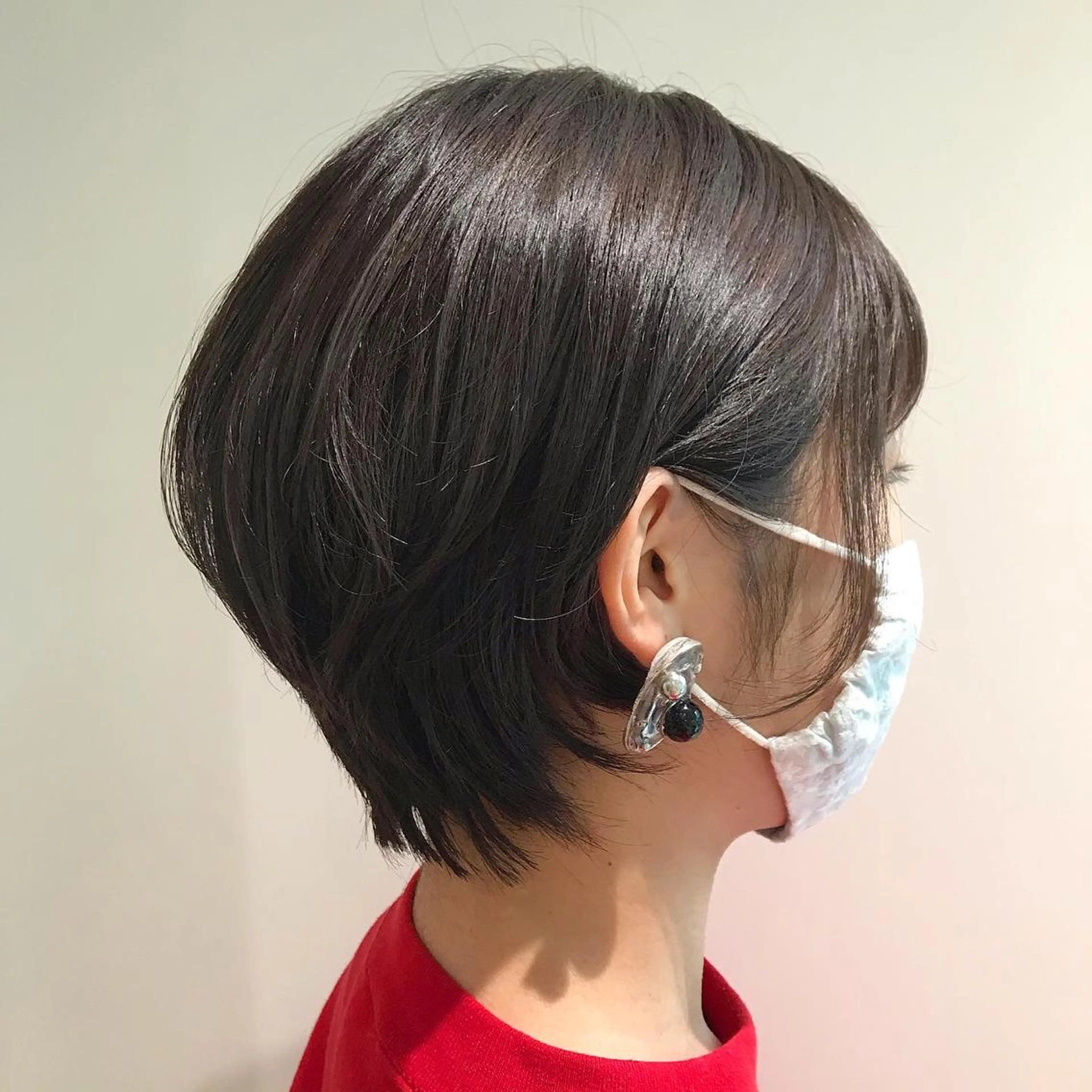 ショート 丸みショート ショートヘア カット 福島成美/髪質改善 縮毛矯正/カラーのヘアスタイル