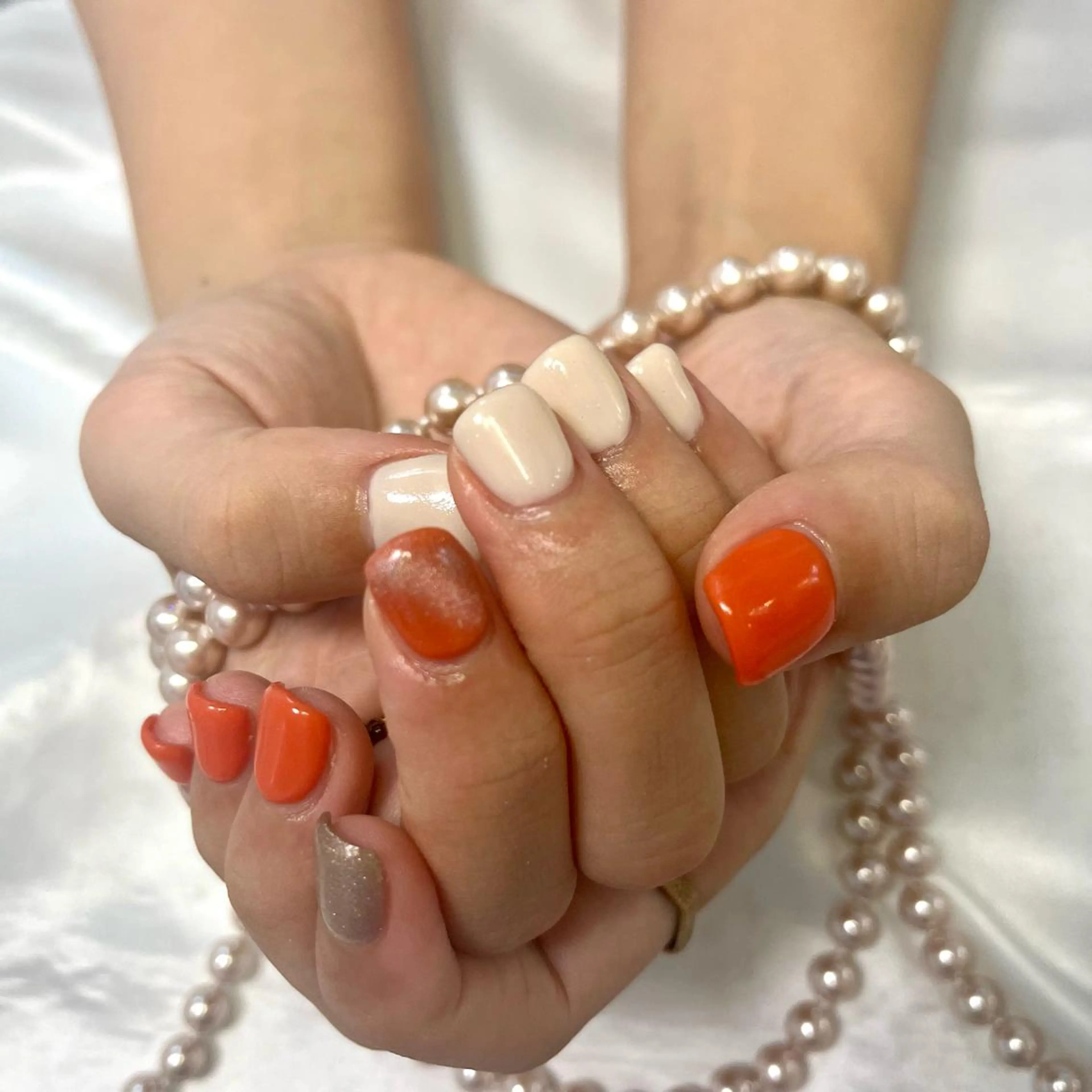 ネイル マグネットネイル 韓国ネイル💠 Tomoのネイルデザイン