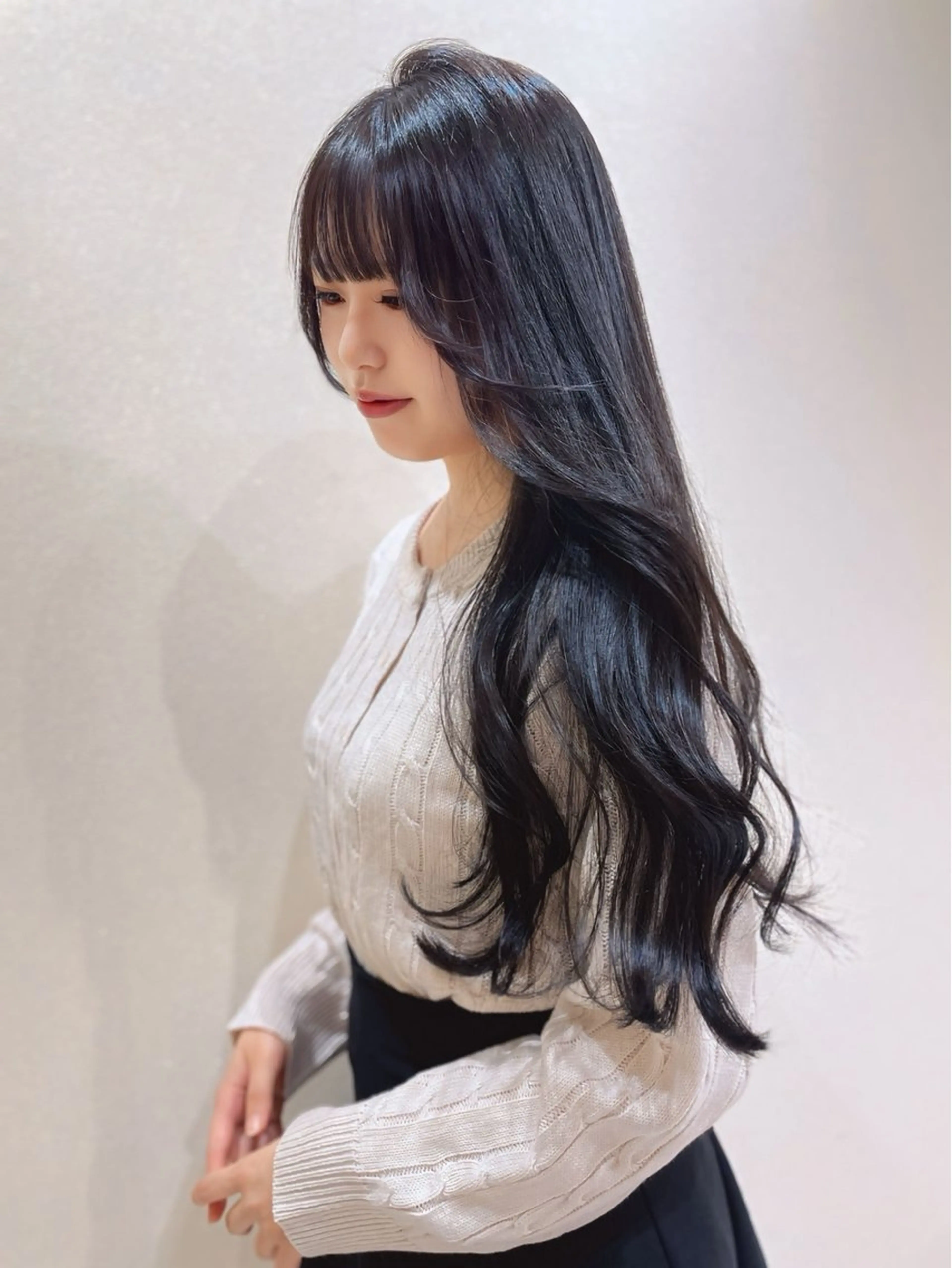 ロング カット ヘアカラー トリートメント 似合わせのプロ🕊 美髪矯正/ioriのヘアスタイル