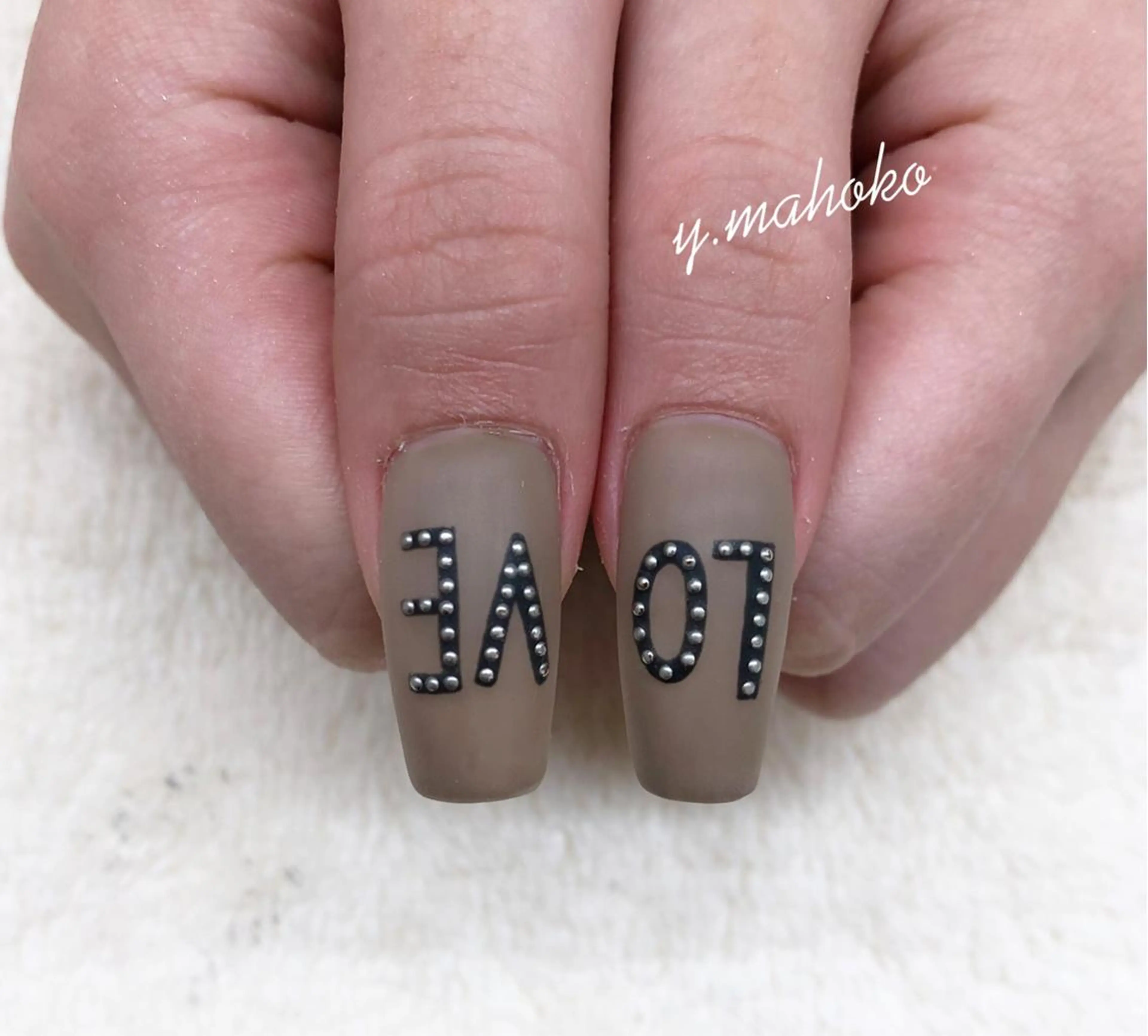 ネイル ハンドネイル She nail studio 原宿所属・パラジェル有/ スカルプ/mahoのネイルデザイン