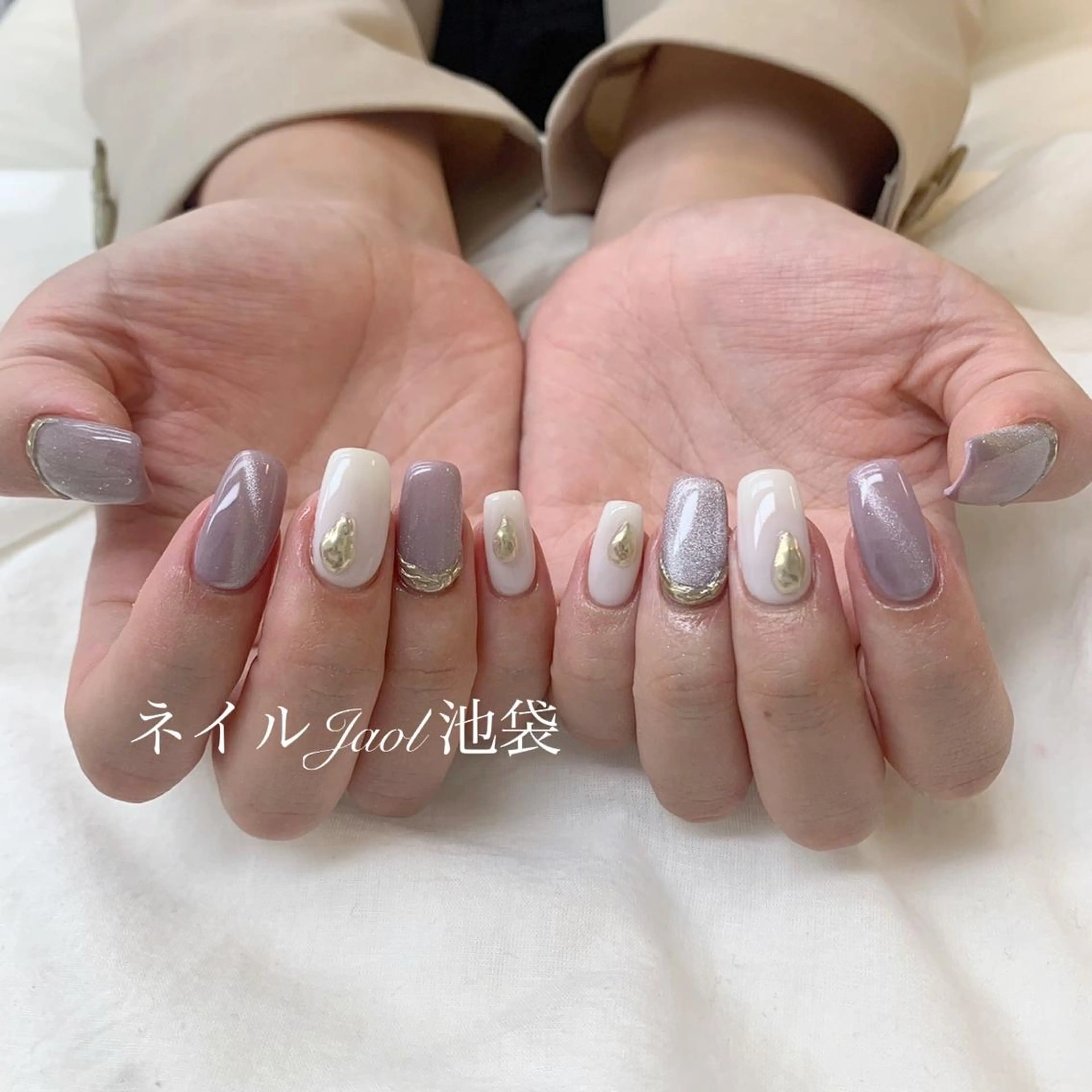 ミディアム nail jaol池袋店所属・ネイルJaol 池袋のネイルデザイン