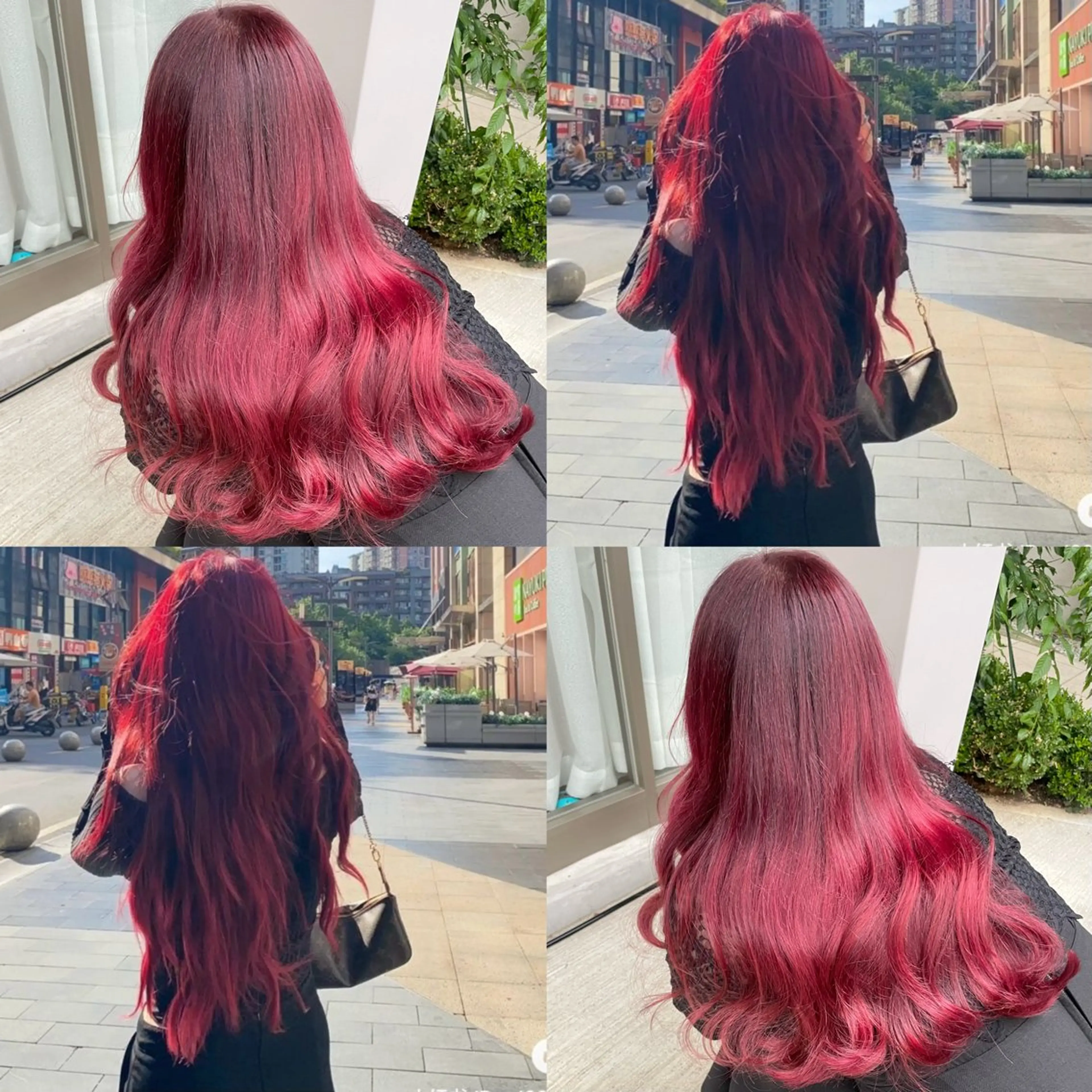 ロング カラー カット ヘアカラー トリートメント kana ブリーチなしカラー✨のヘアスタイル