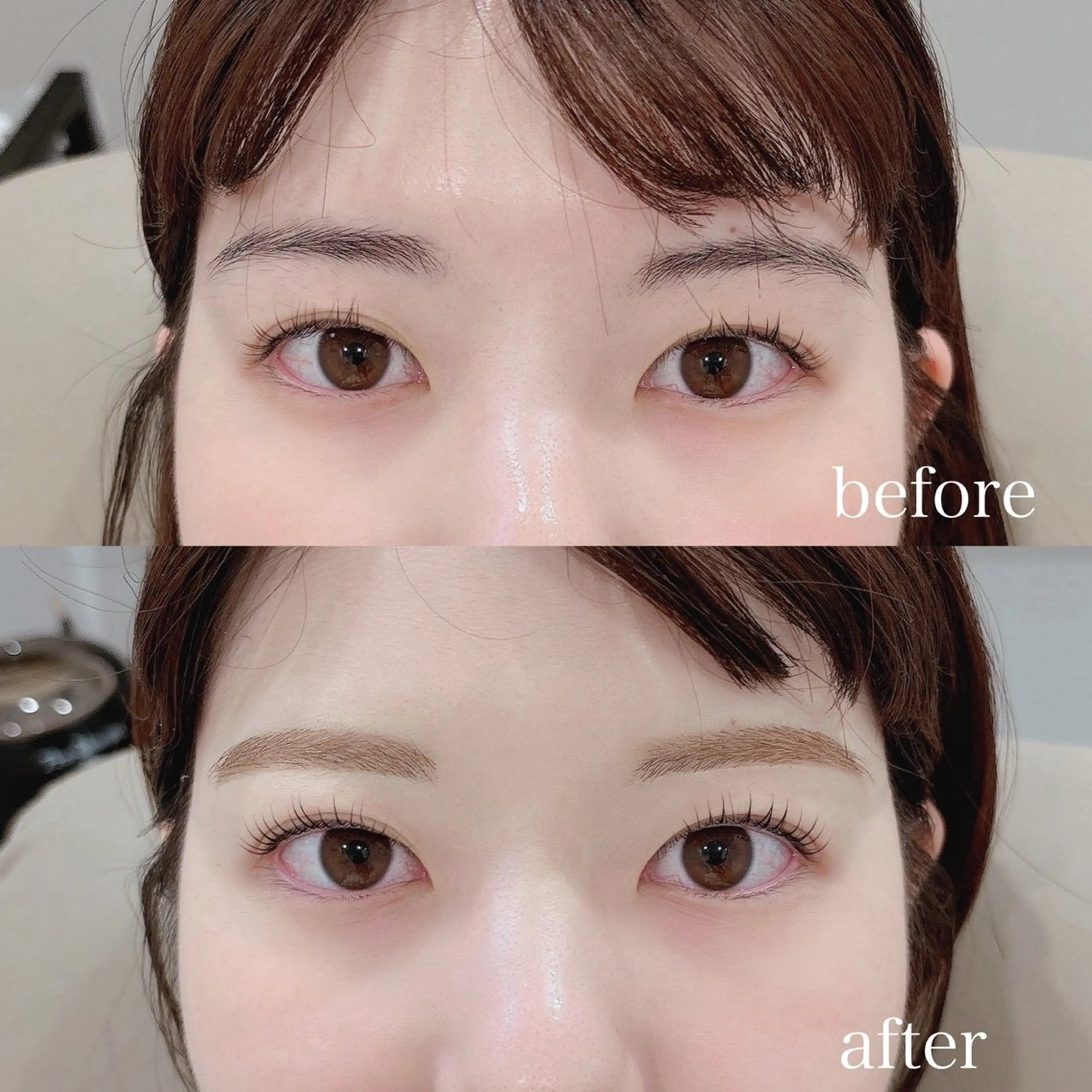 アイブロウ 🫧韓国風束感まつ毛 /あかね/美眉🫧のマツエク・マツパデザイン