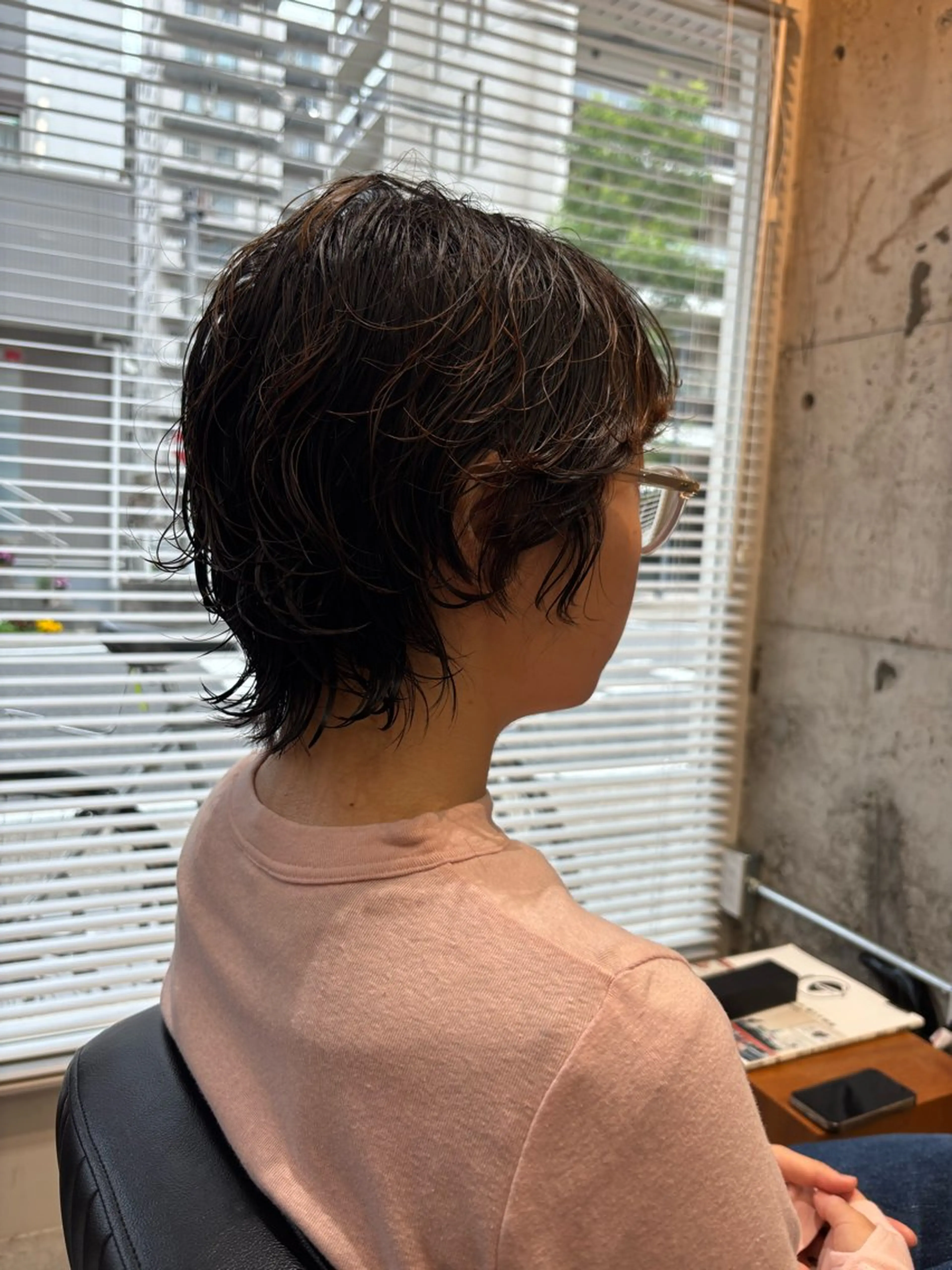 ショート パーマ カット 永田 愛莉のヘアスタイル