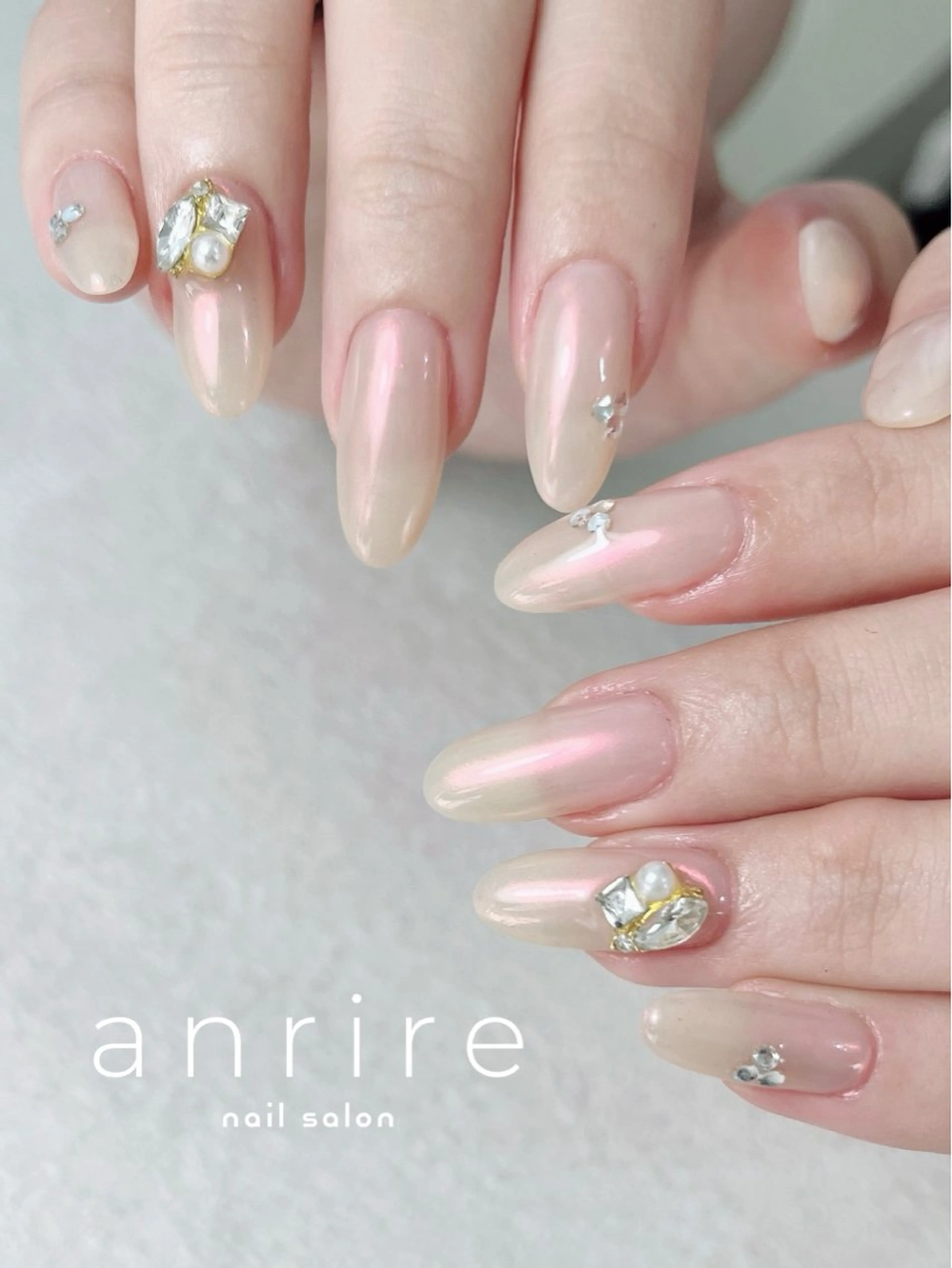 ネイル ジェルネイル キラキラネイル ミラーネイル ワンカラーネイル パラジェル ハンドネイル nail salon anrire〜アンリール〜所属・nailsalon anrireのネイルデザイン