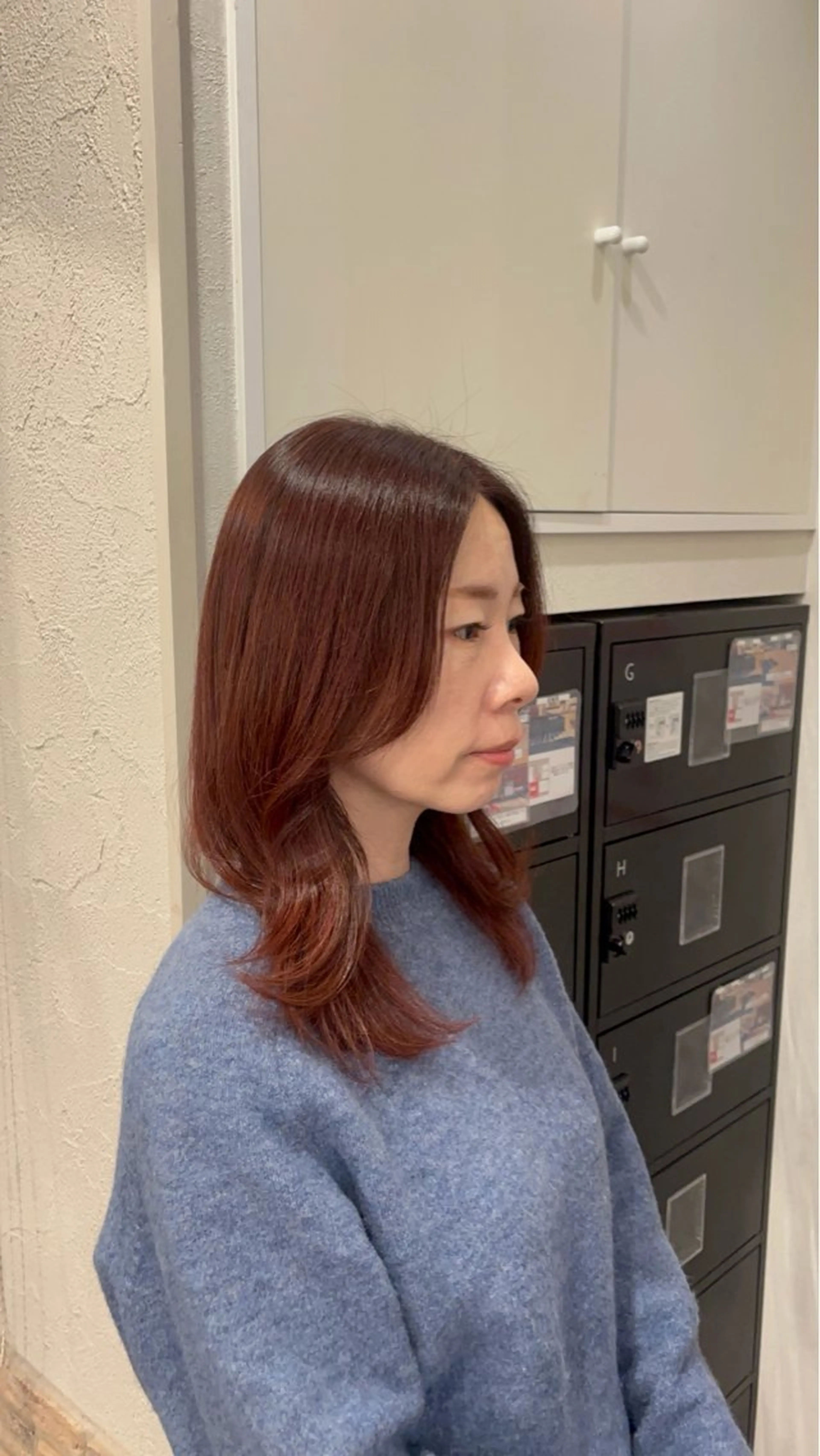 ミディアム 韓国レイヤー×髪質 改善 haru🎀のヘアスタイル