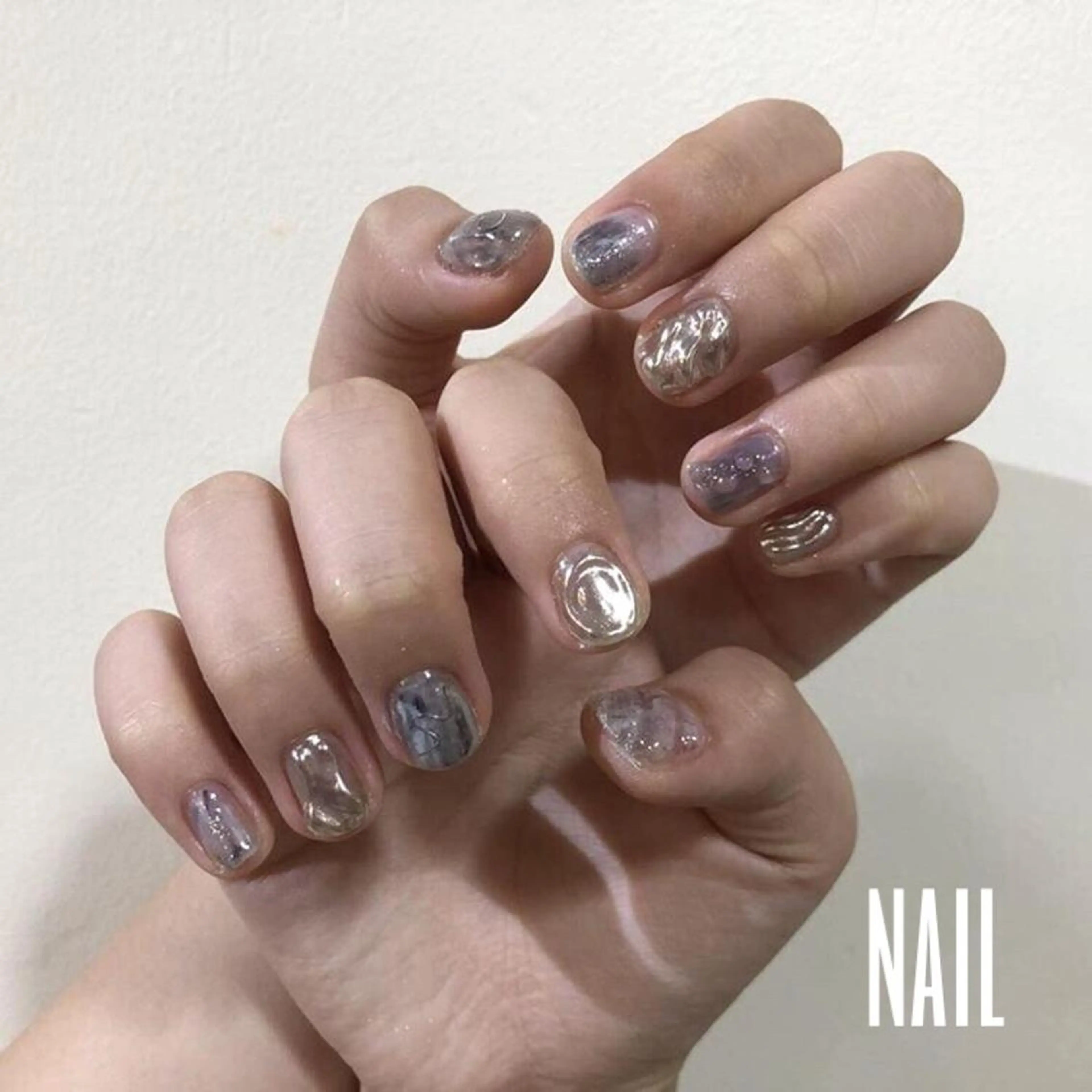ネイル 【淡色color/ nail】maikoのネイルデザイン