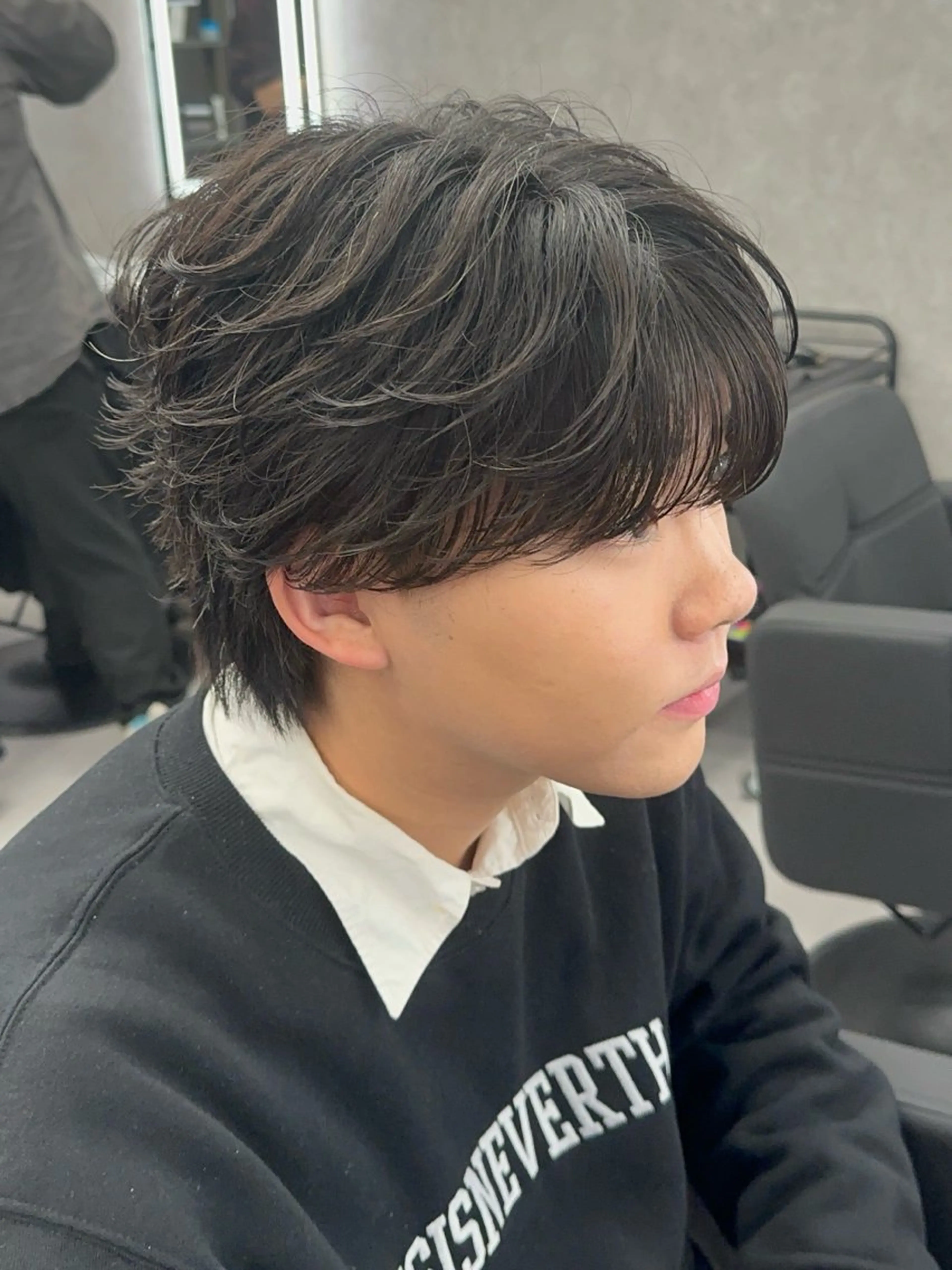 カラー パーマ メンズ メンズパーマ ニュアンスパーマ カット パーマ 札幌美容室 /光👑のヘアスタイル