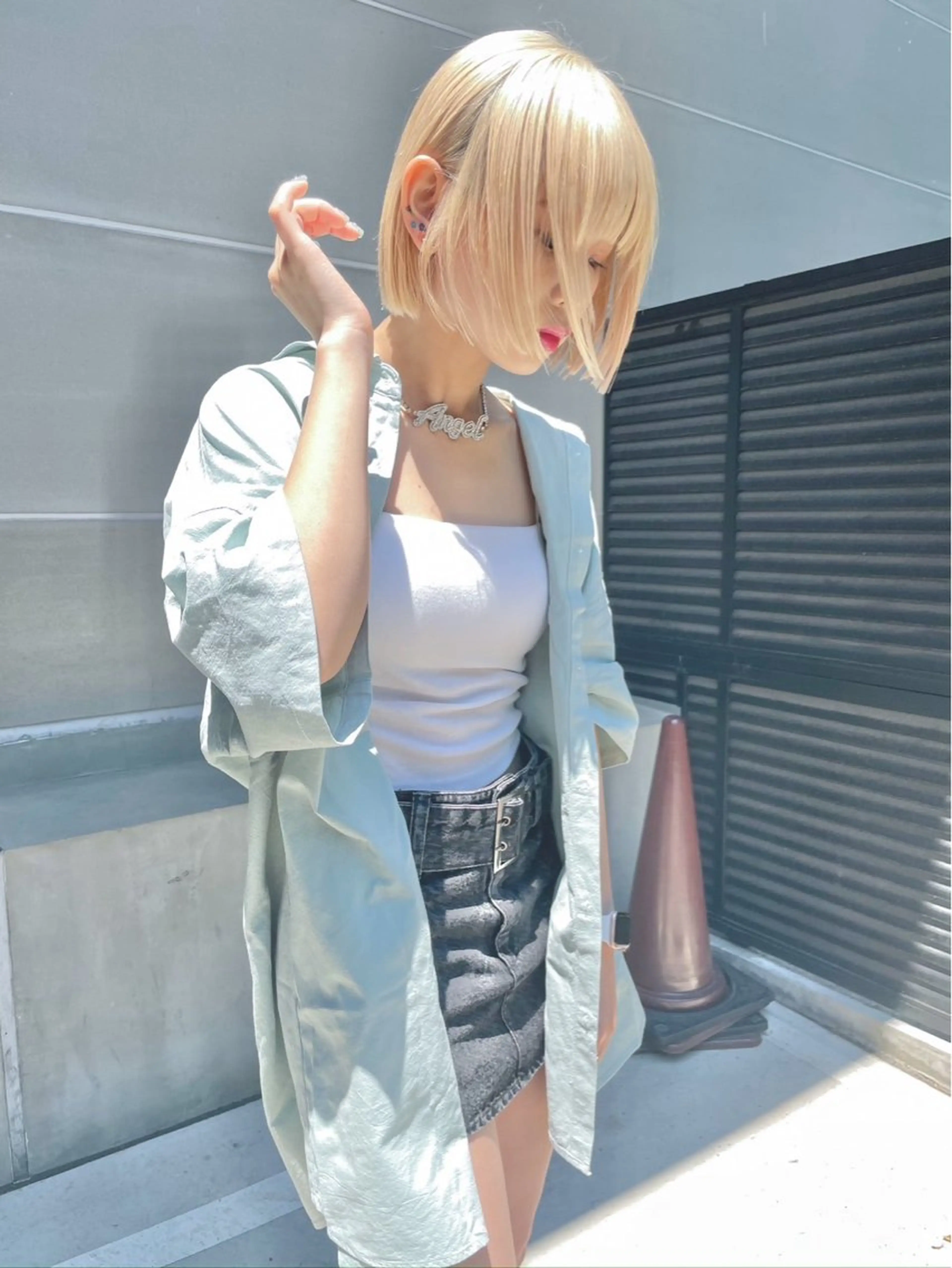 ショート カラー ALBUM GINZA所属・レイヤー特化 🎀モモカ🎀のヘアスタイル