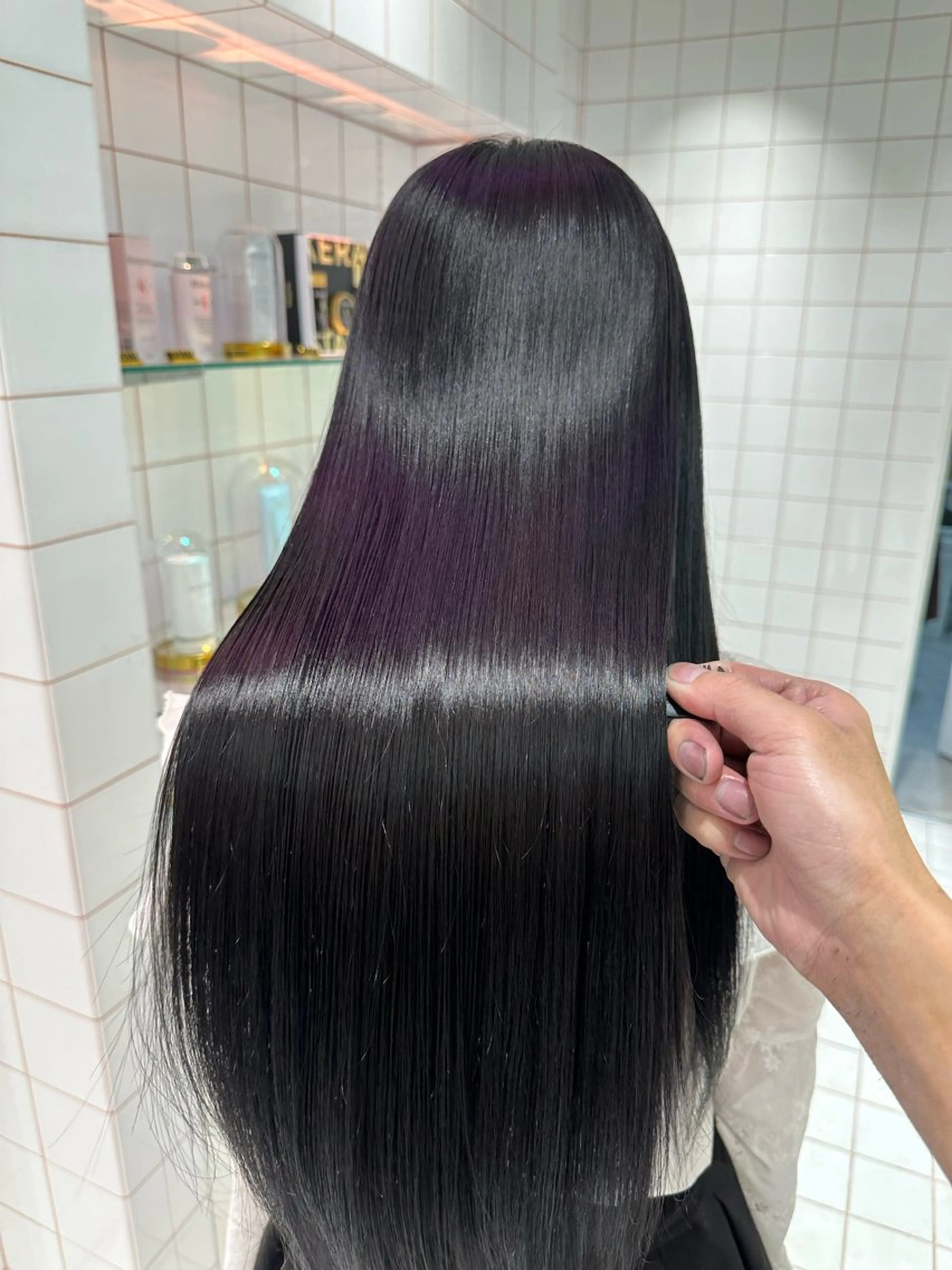 ロング カット 縮毛矯正 トリートメント Lond　luce心斎橋所属・✨髪質改善✨縮毛矯正 ホウダカズヒロのヘアスタイル