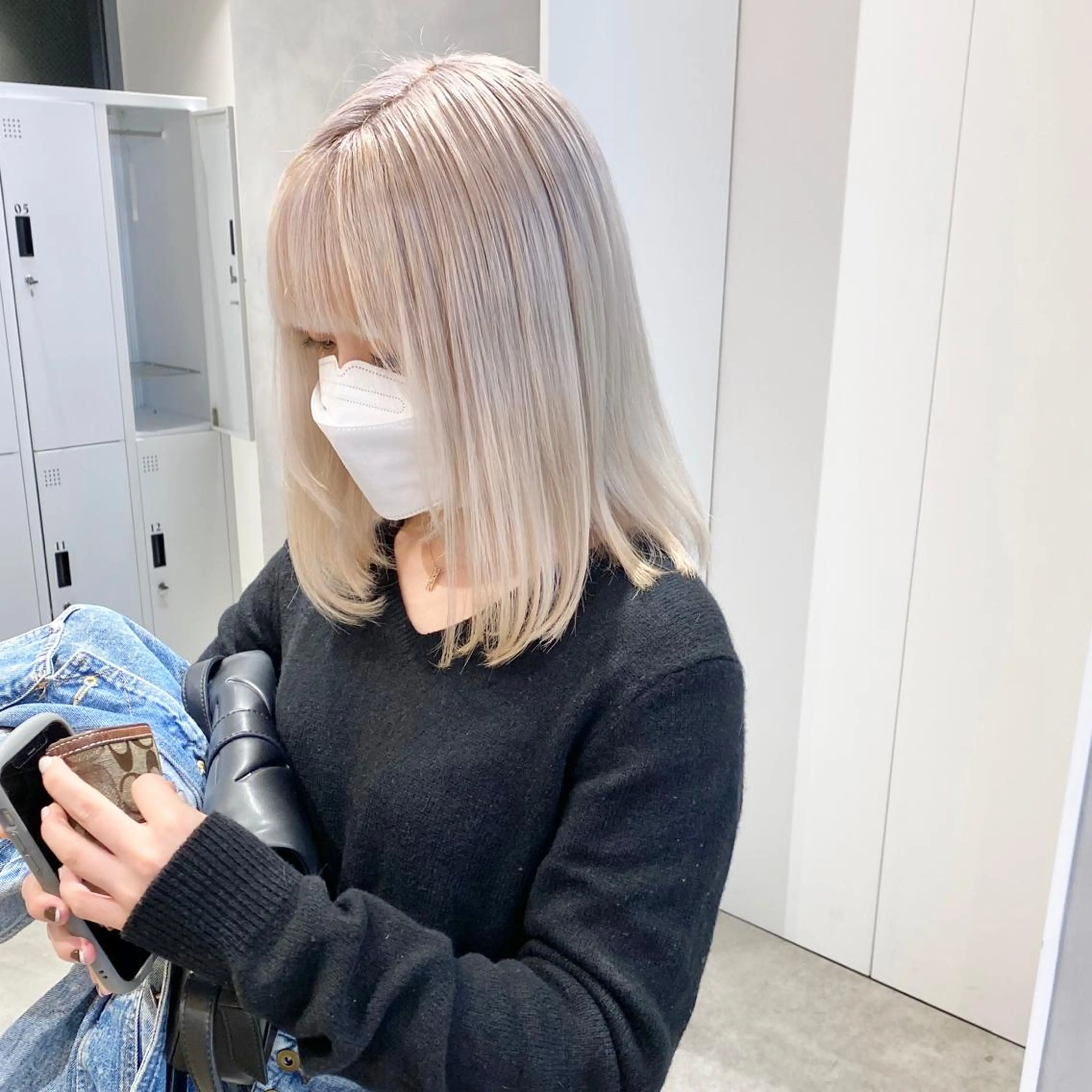 ミディアム カラー カット ヘアカラー トリートメント カラー系/カット特化 🟠オオタキマサシのヘアスタイル