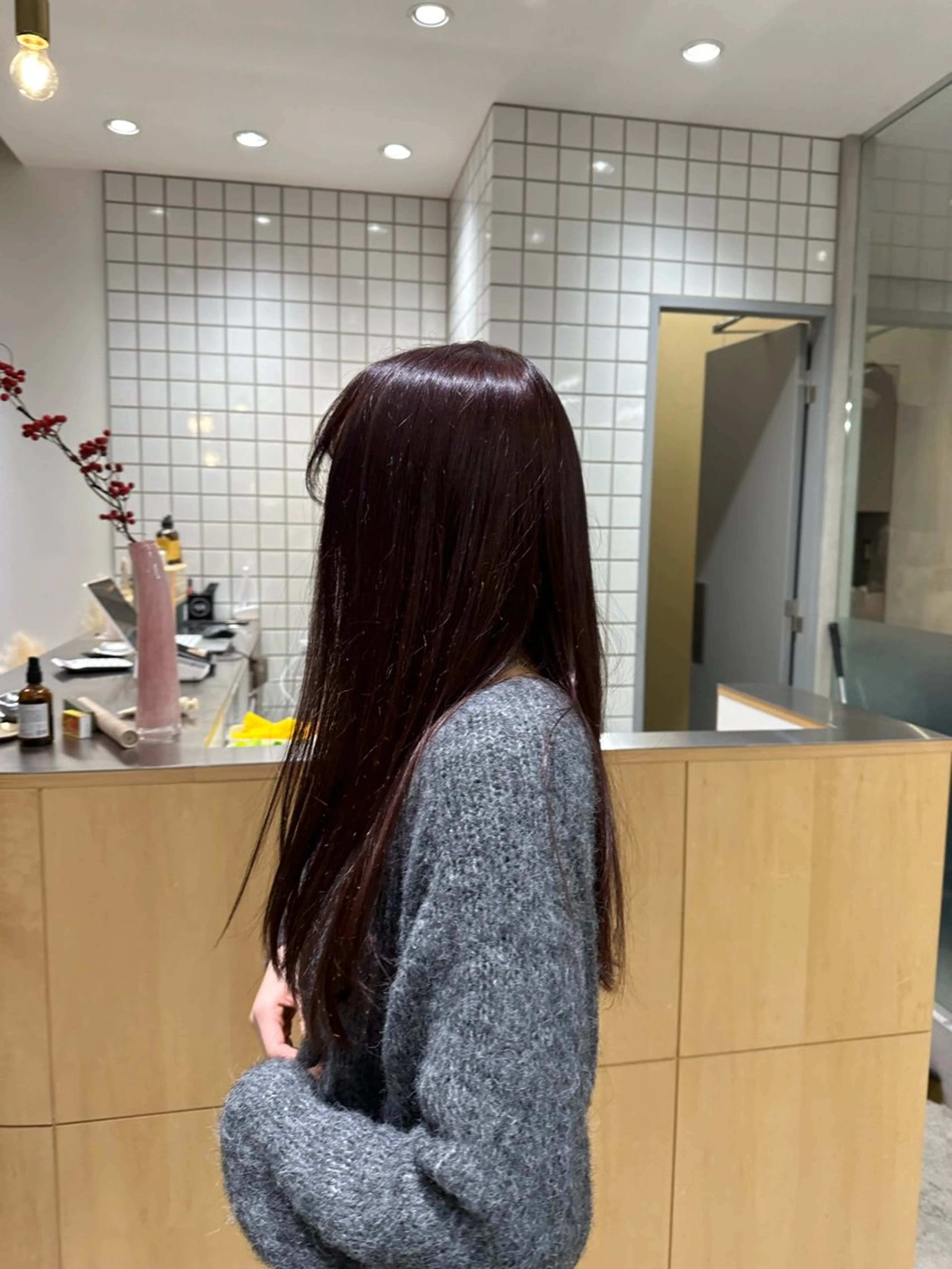 ロング ヘアカラー 🍇透明感カラー/ カットひかる🍒のヘアスタイル