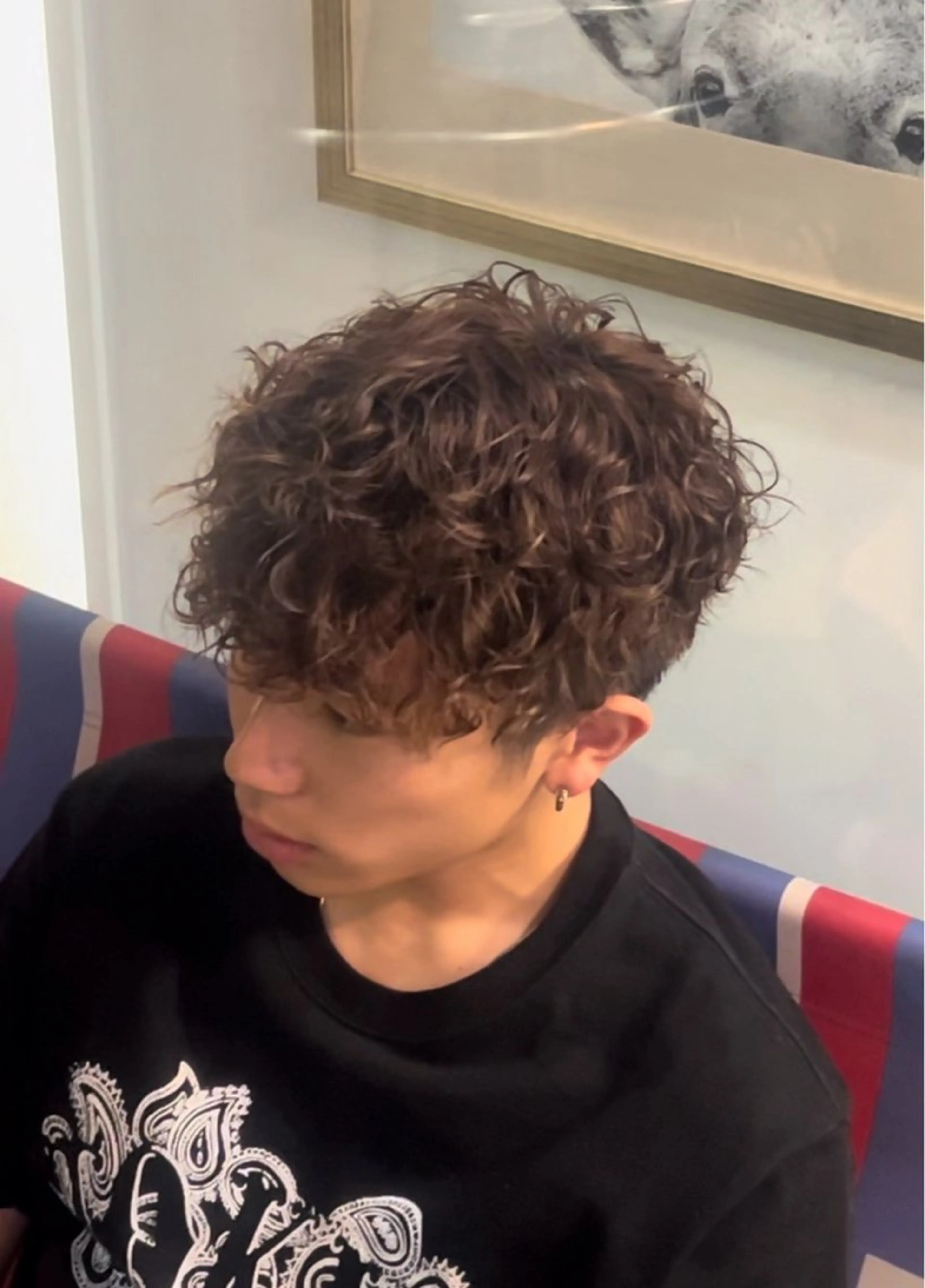 🥷【限定メニュー】🥷　メンズパーマ　緩めパーマから特殊パーマまで✨の写真