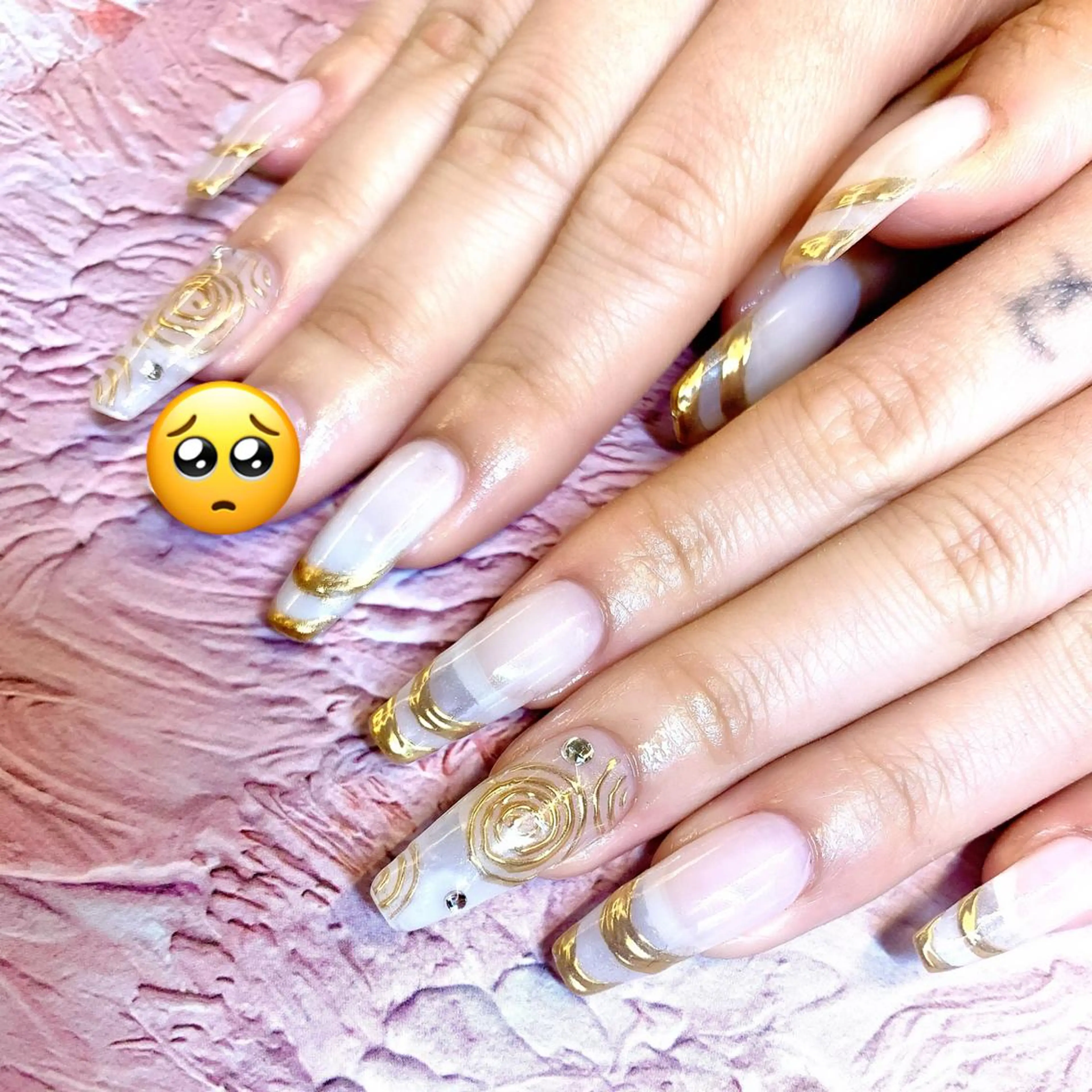 ネイル ジェルネイル ロングネイル ミラーネイル ニュアンスネイル パラジェル ハンドネイル clover nailのネイルデザイン