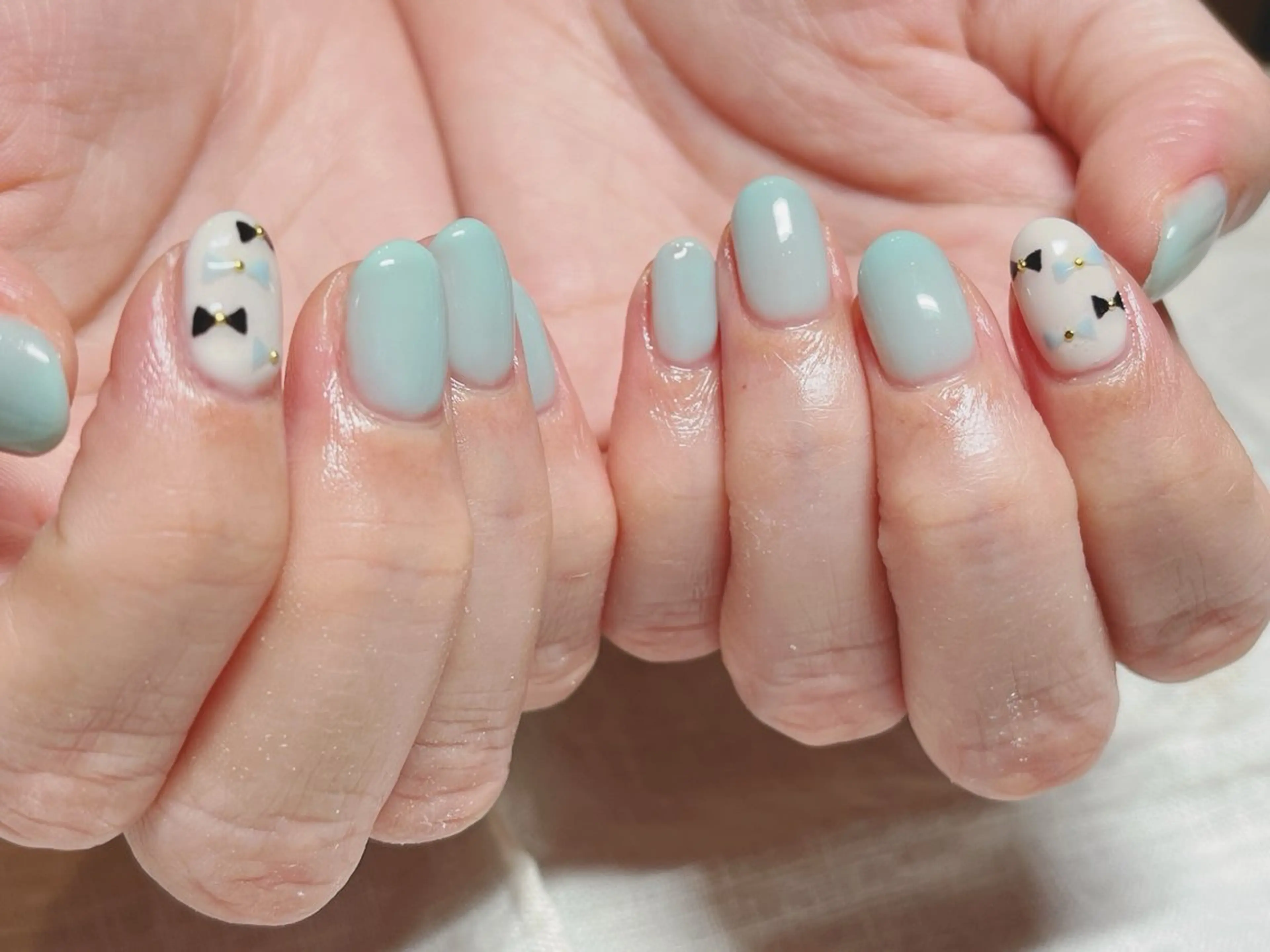 ネイル 長さ出し 持ち込み スカルプネイル atelier mofのネイルデザイン