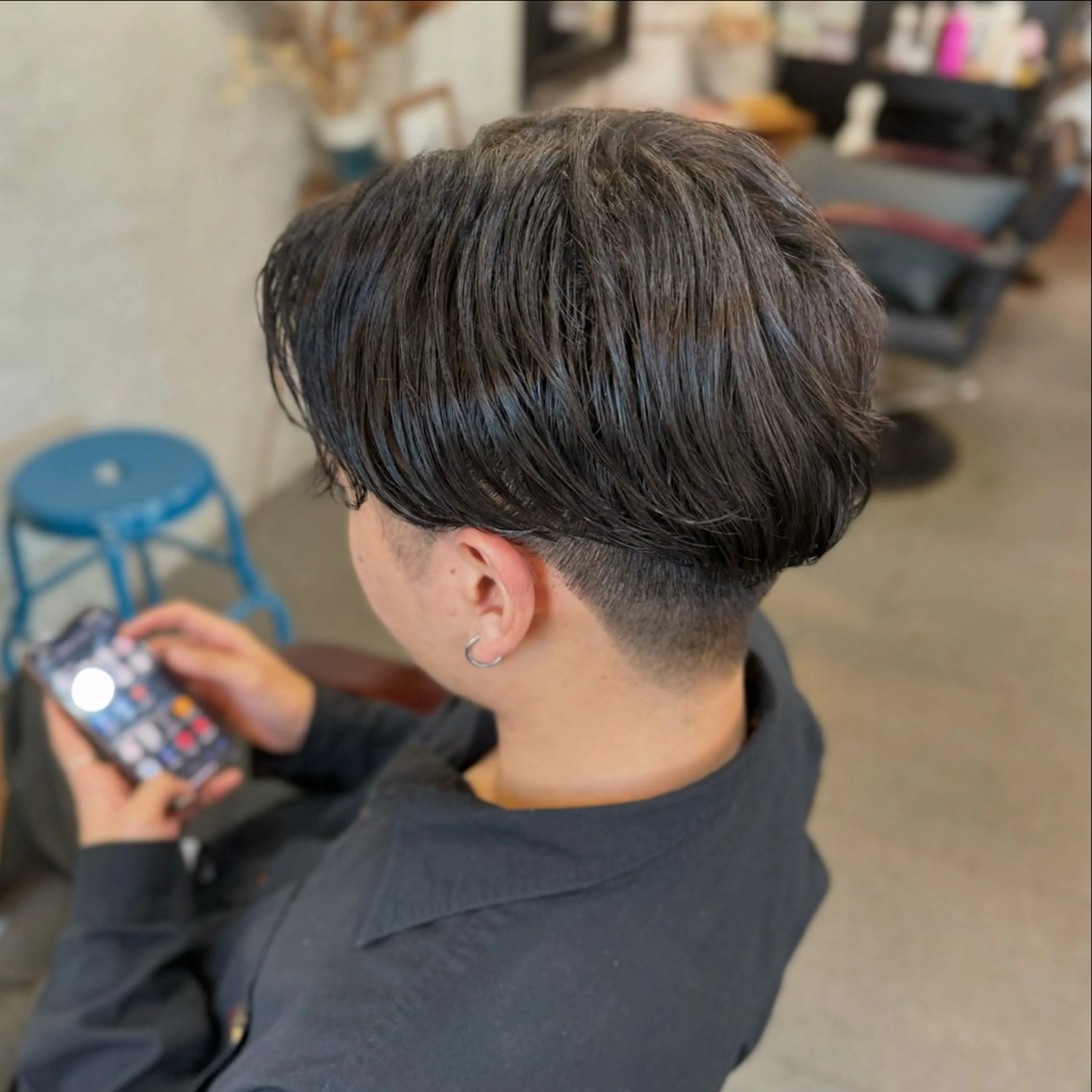 パーマ メンズ センターパート メンズパーマ ニュアンスパーマ カット パーマ plants hair salon by GEORGE所属・元住吉プランツヘアー ☘️丸山☘️のヘアスタイル