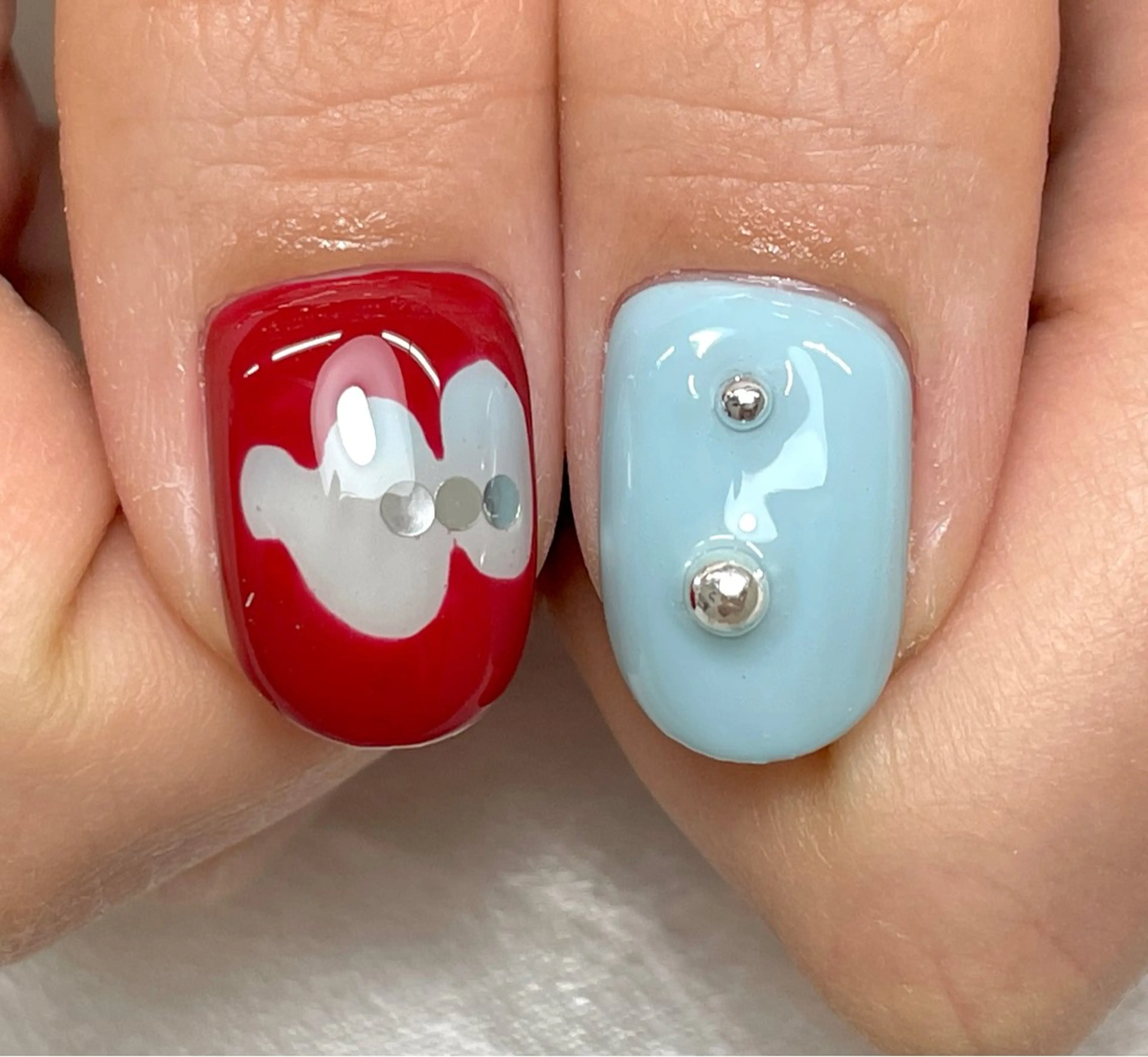 ネイル 持ち込み 夏 目のネイルデザイン