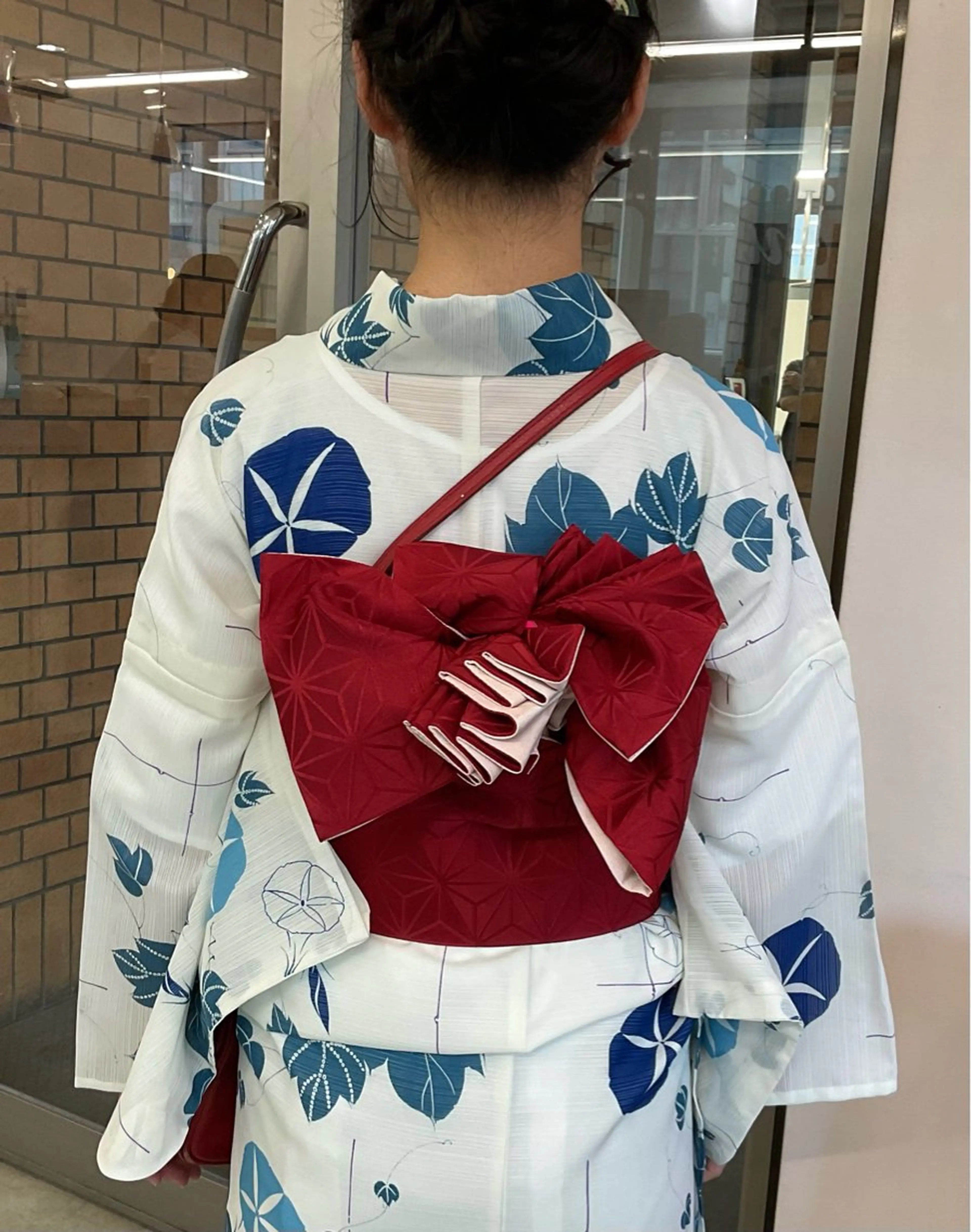 セミロング ヘアアレンジ 浴衣 au美容室所属・au栄矢場町 水素髪質改善Tのヘアスタイル