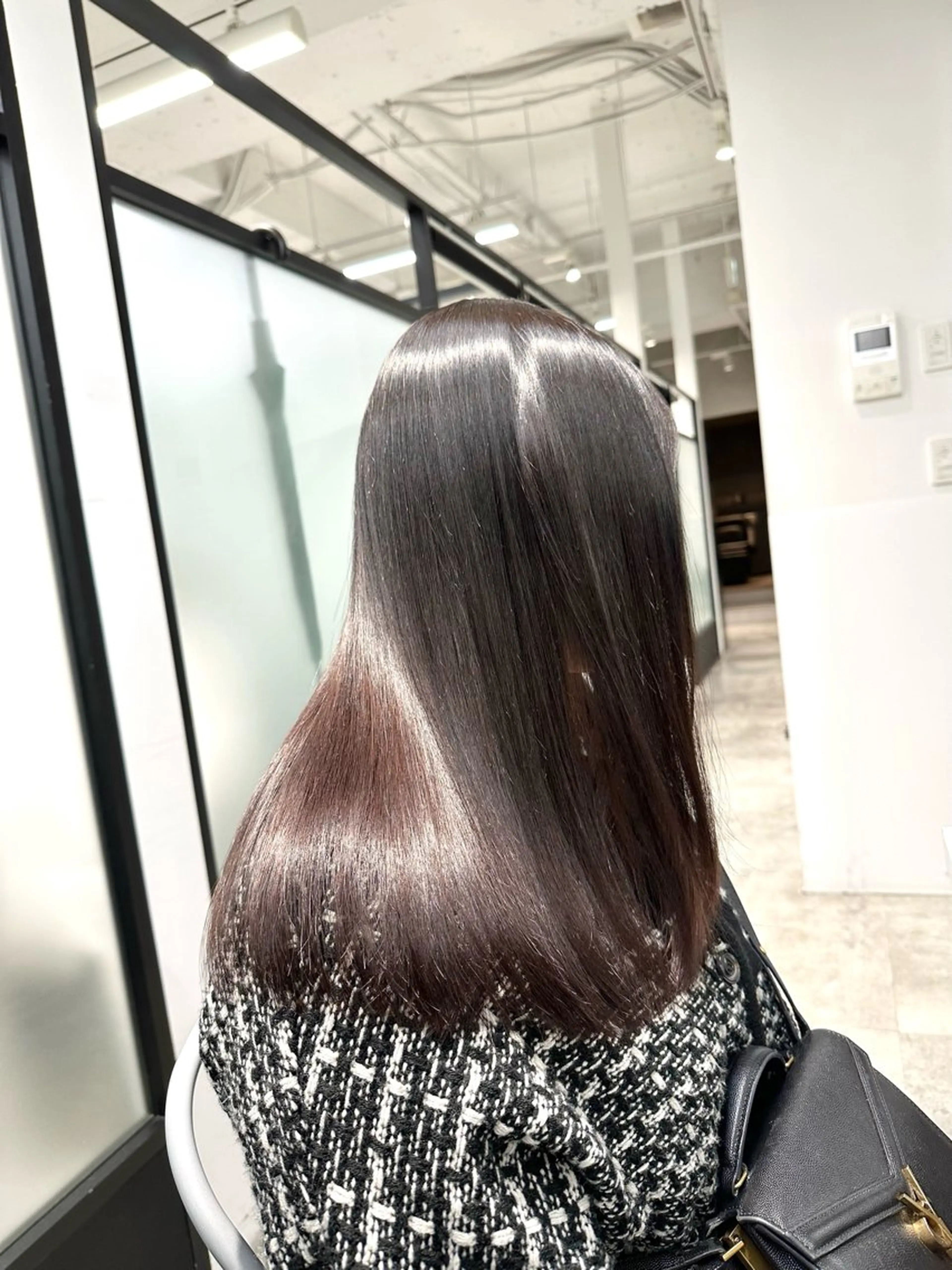 ロング カラー パーマ ヘアアレンジ 髪質改善 縮毛矯正 トリートメント ストレートパーマ 縮毛矯正 トリートメント salowin新宿East3階所属・艶美髪/髪質改善 /縮毛矯正/木元渓太のヘアスタイル
