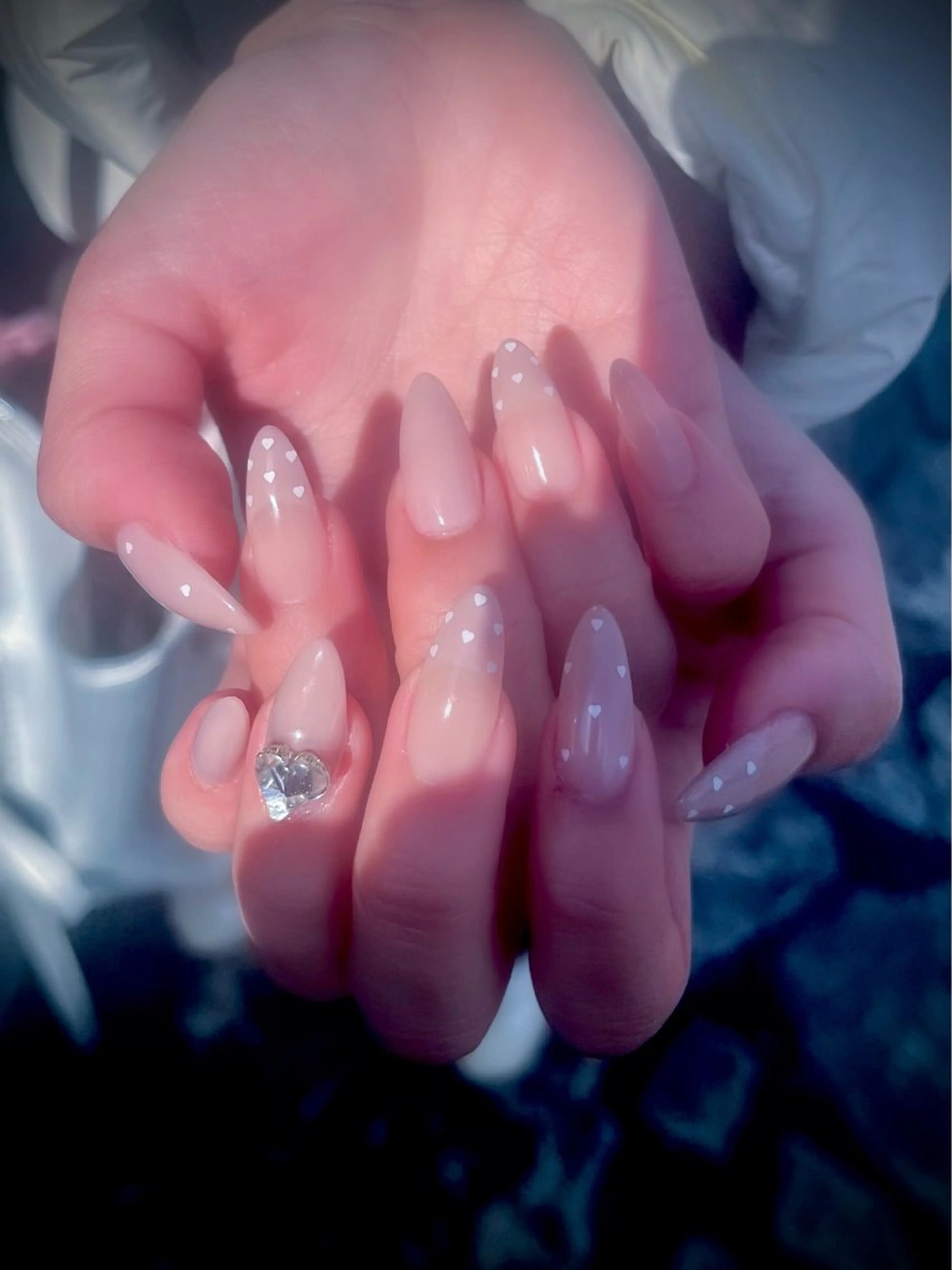 ネイル キラキラネイル マグネットネイル ワンカラーネイル スカルプネイル ワンホンネイル nine.🦋 YUKOのネイルデザイン