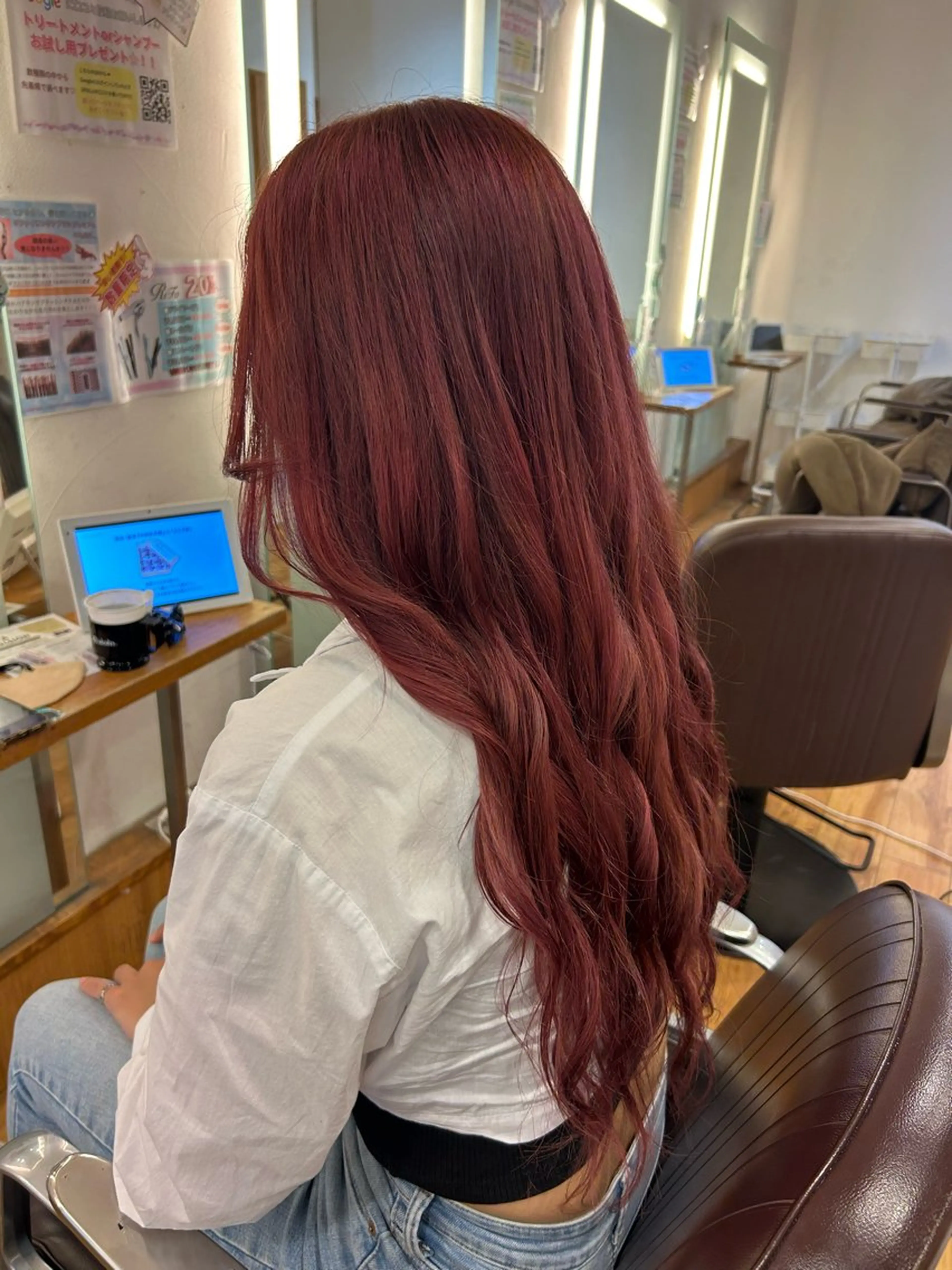 ロング ヘアカラー Hiiro/レイヤー /海外ヘアのヘアスタイル