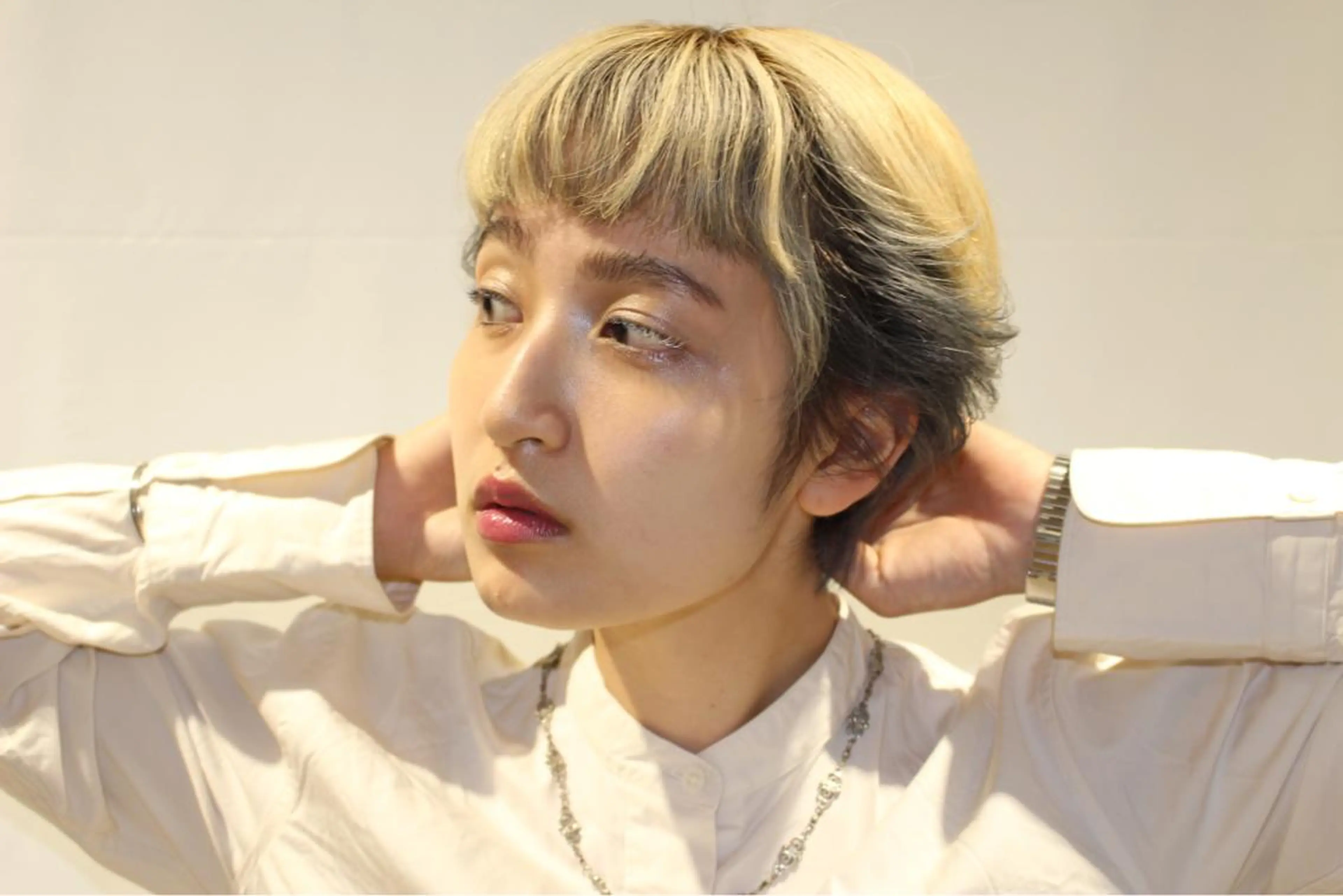 ショート カラー インナーカラー Aya/四条烏丸/ インナーカラーのヘアスタイル