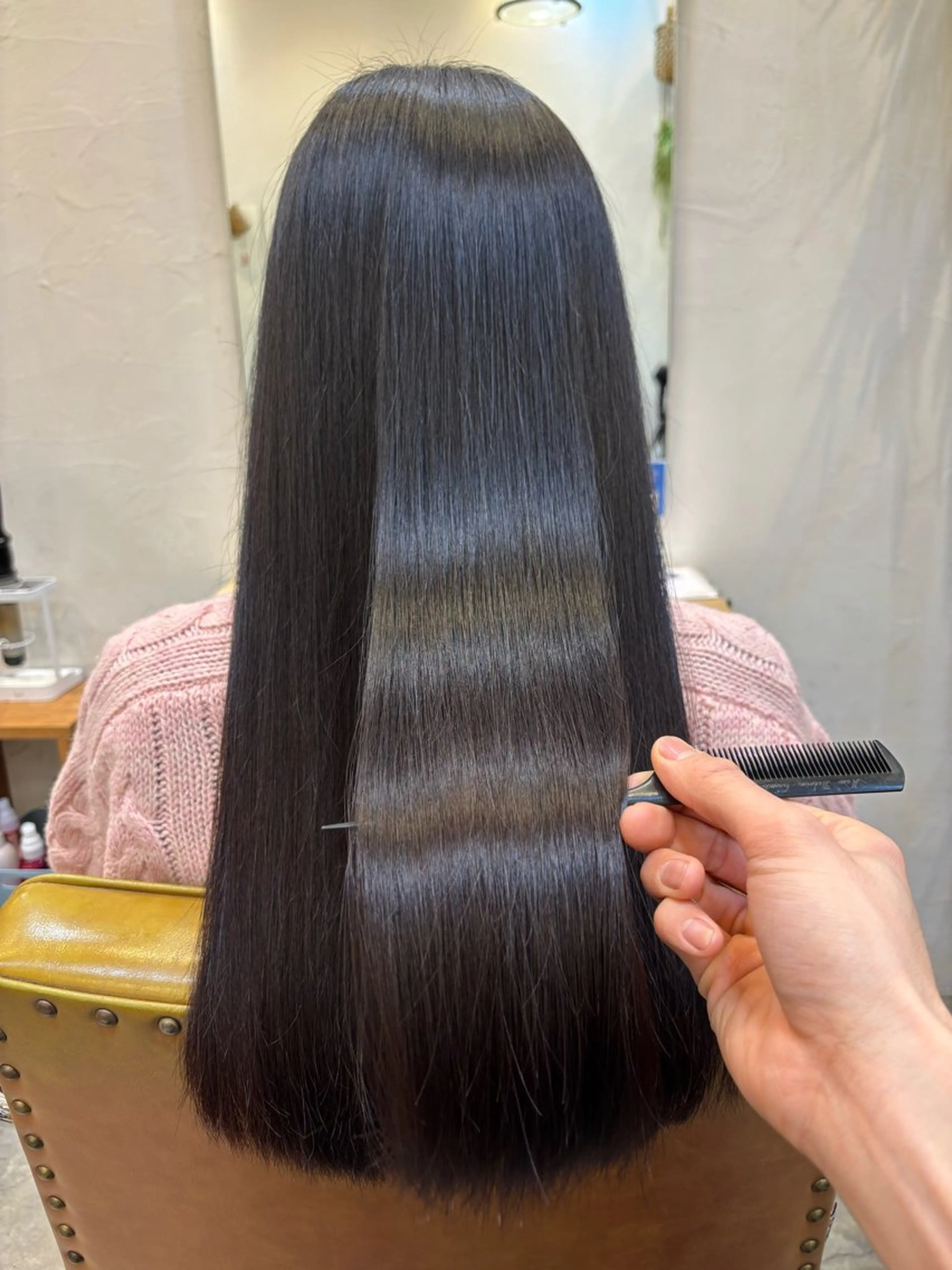 ロング 米澤 凌華のヘアスタイル