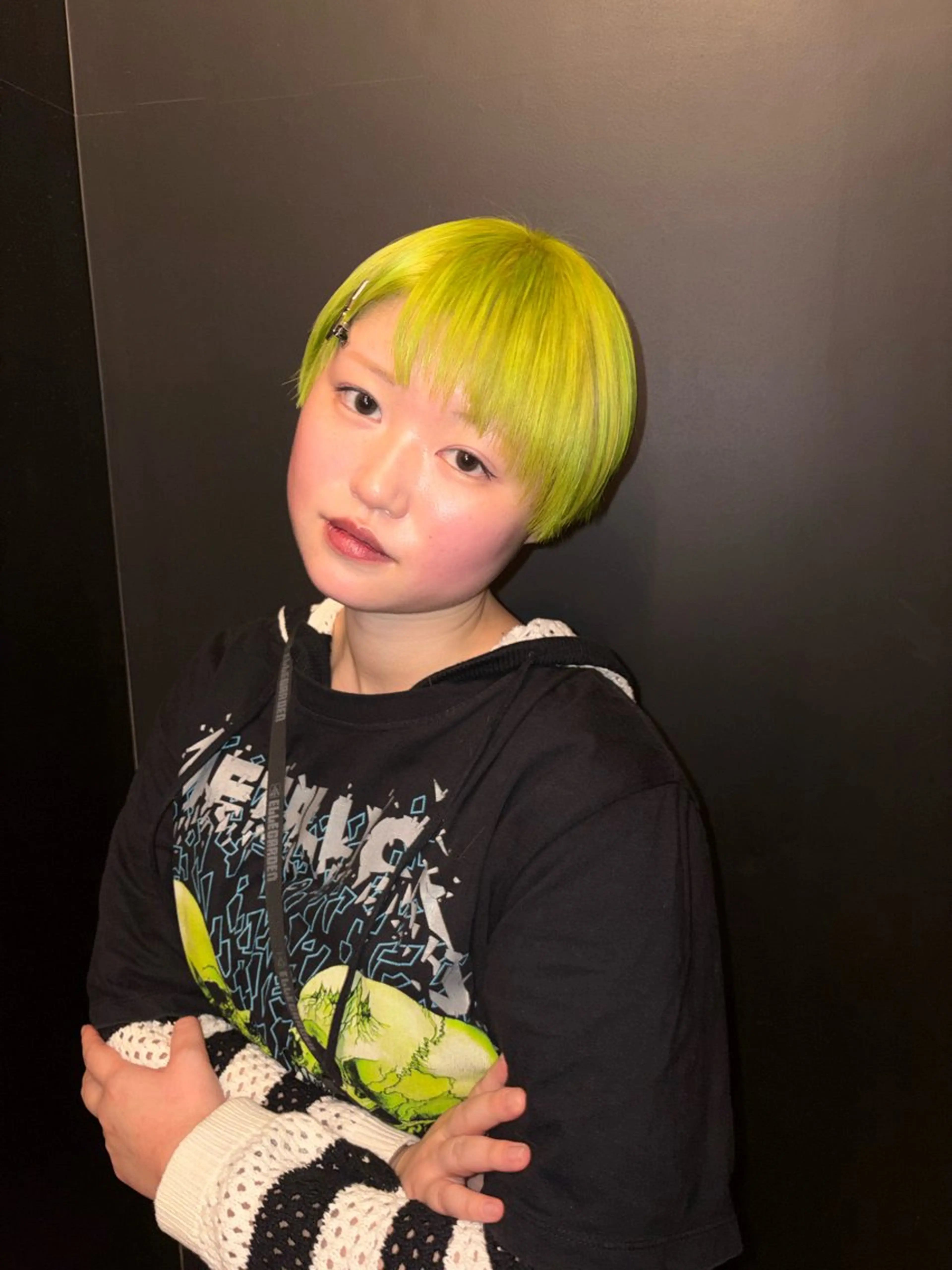 ショート カラー ヘアカラー トリートメント ハイトーン×デザイン 🪽🫧HIKARIのヘアスタイル