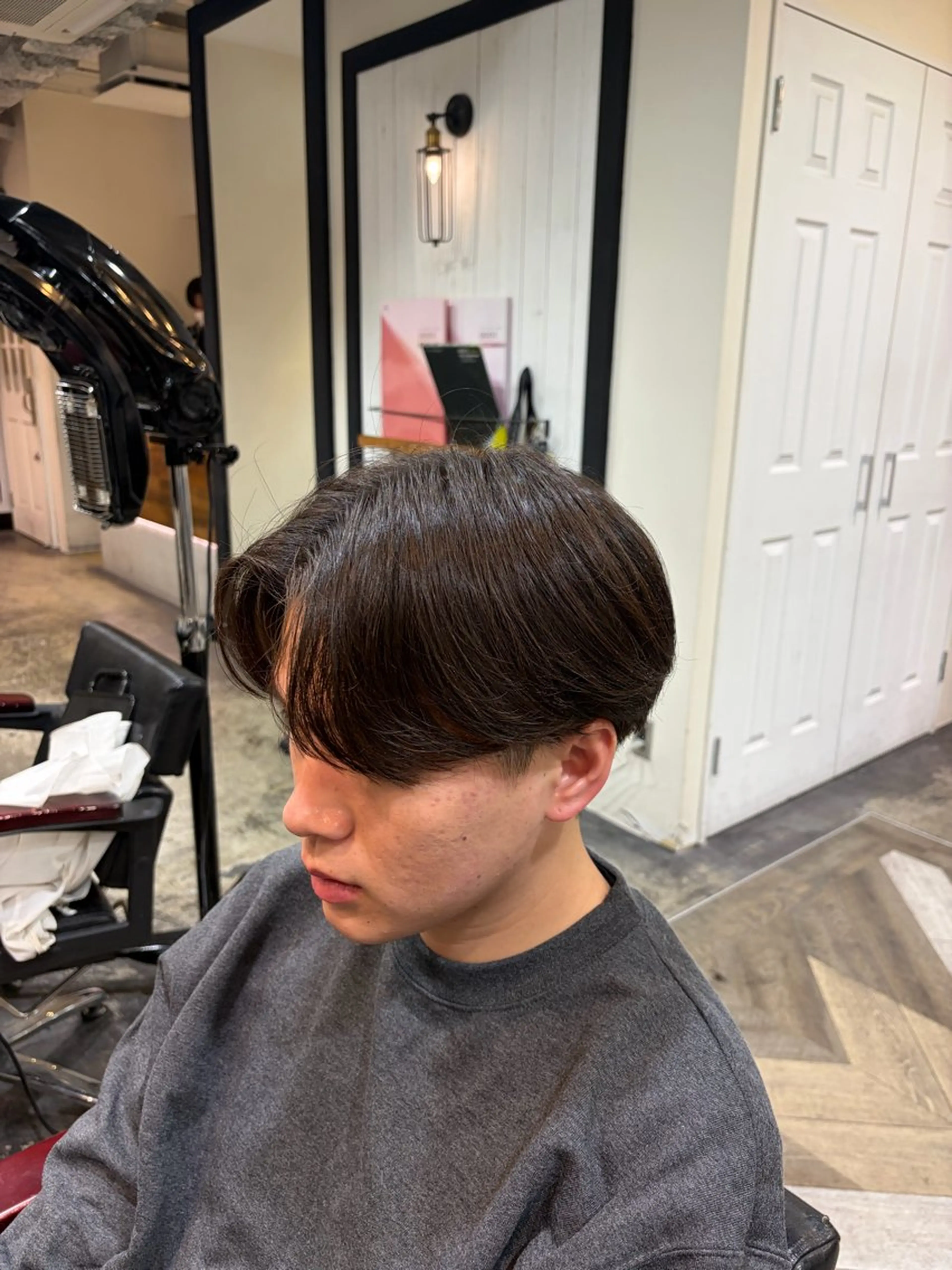 メンズ 縮毛矯正 縮毛矯正モデル/上村 コウスケのヘアスタイル