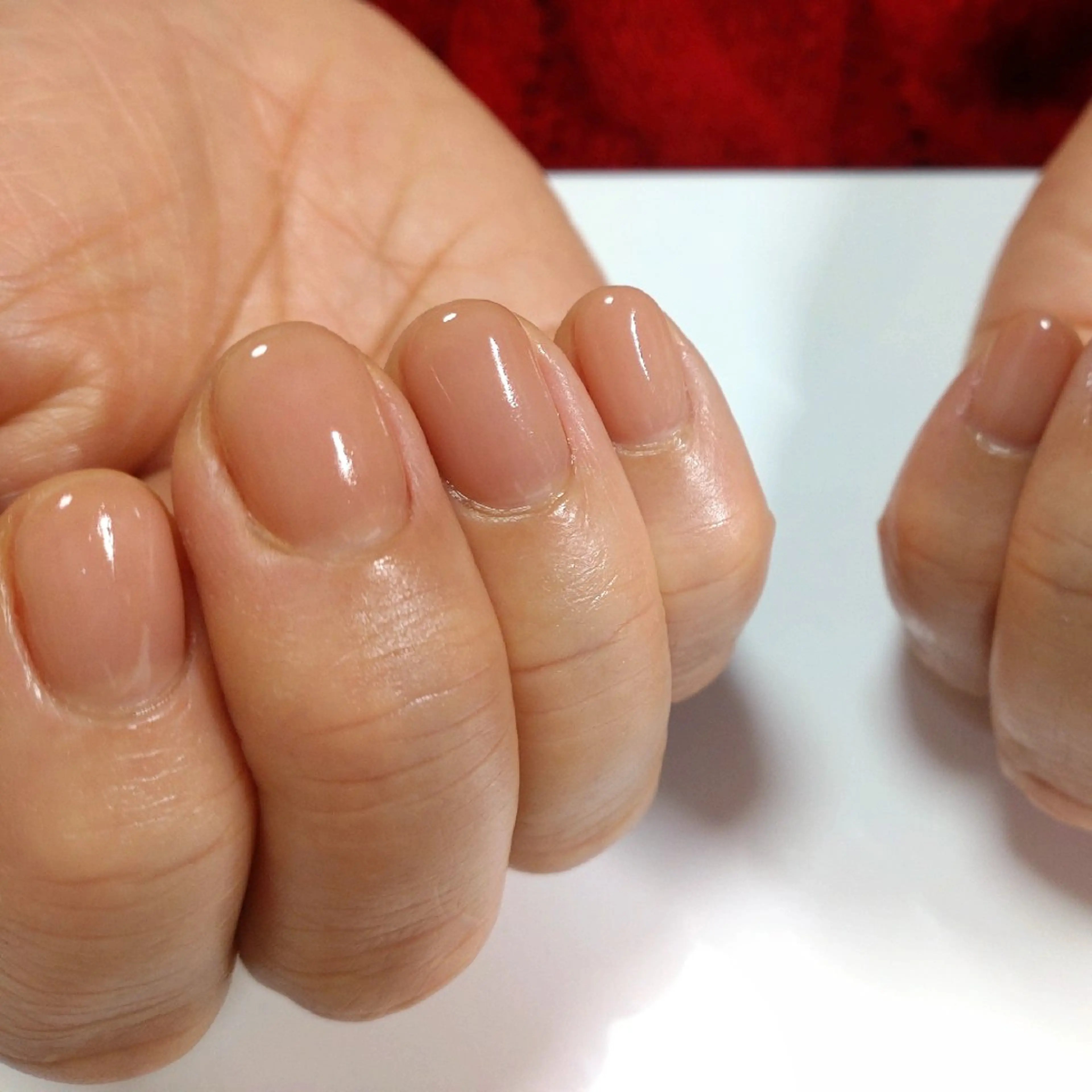 ネイル ジェルネイル ワンカラーネイル ショートネイル ハンドネイル norafu.所属・nail 　norafu.のネイルデザイン