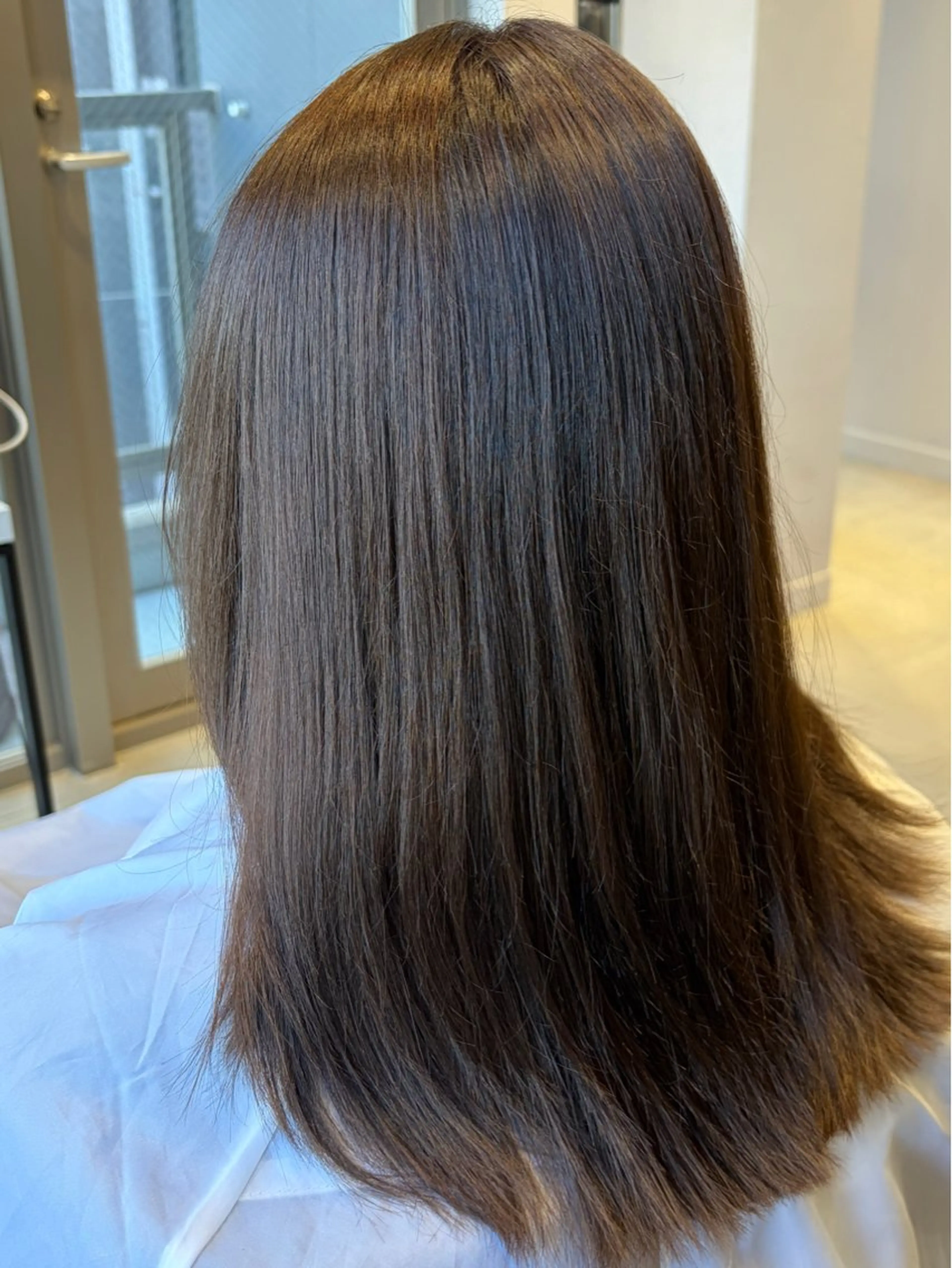 ロング ヘアカラー SERIOilo神楽坂店所属・神楽坂|大人カラー |ツヤ髪|松本あきほのヘアスタイル