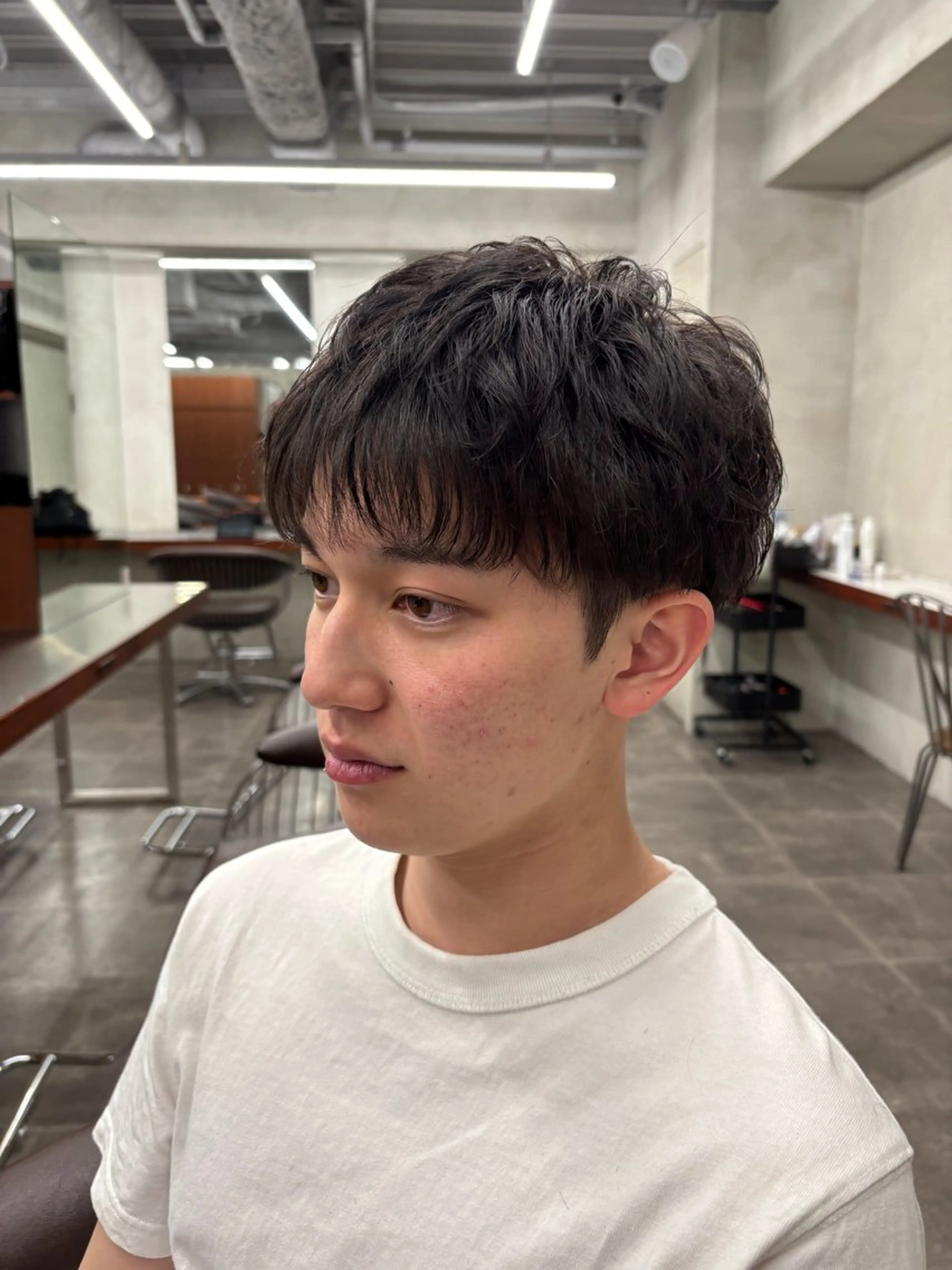 メンズ 似合わせカット/ ハイトーン/aoiのヘアスタイル