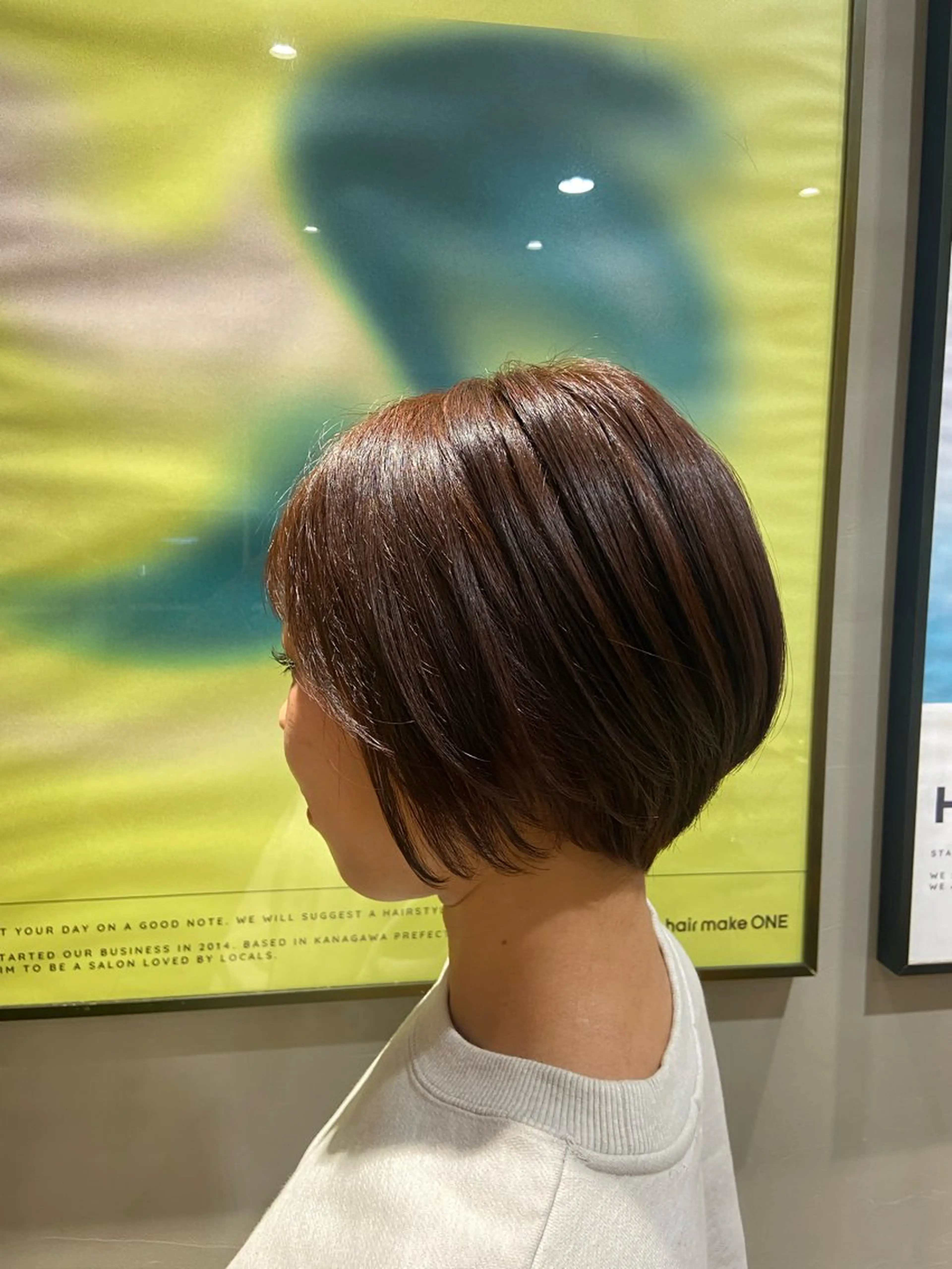 ショート カラー 小林 駿介のヘアスタイル