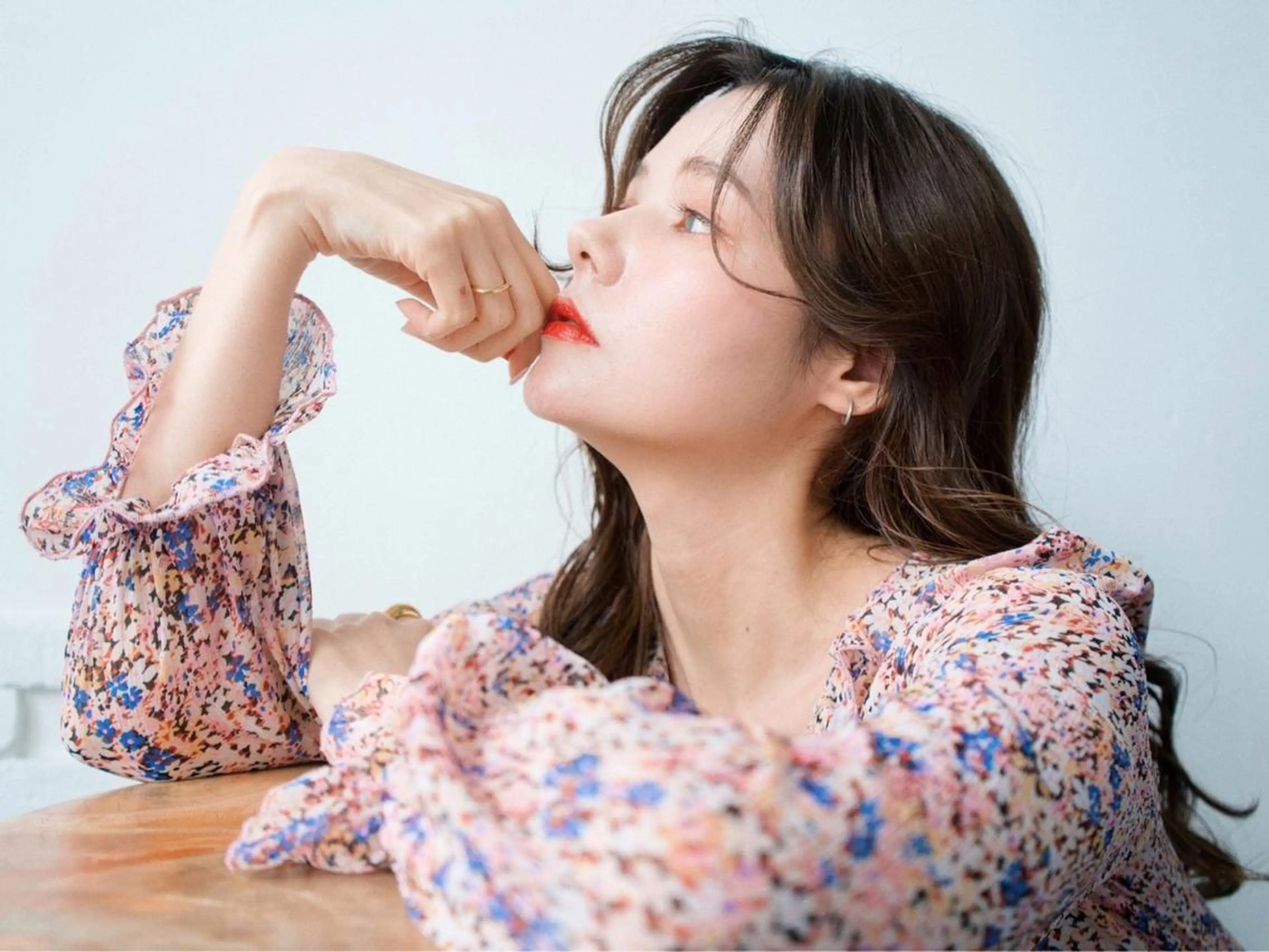 カラー 大島 千怜のヘアスタイル