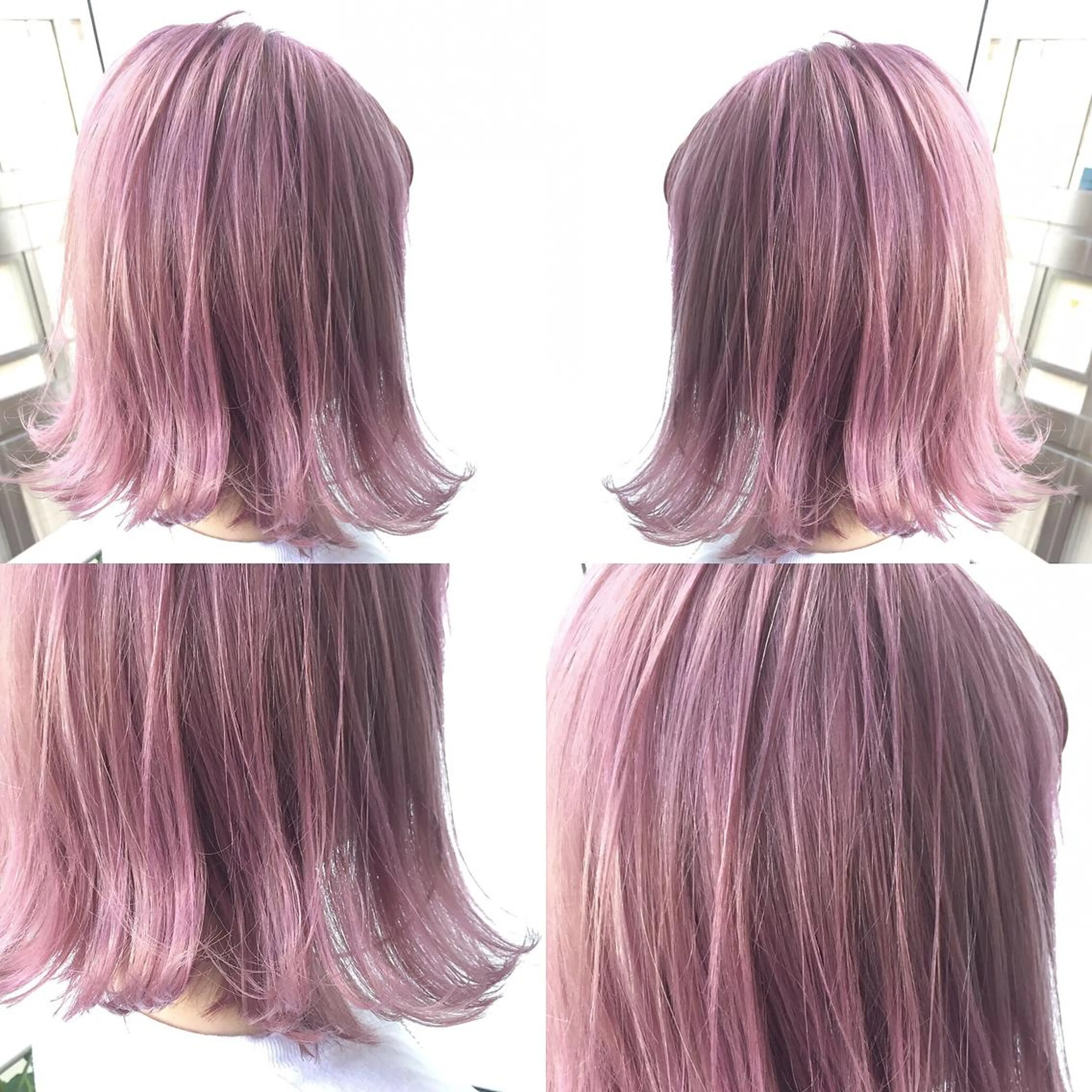 ショート カラー ブリーチ 透明感カラー ハイトーンカラー ラベンダーカラー ピンクカラー Salon de MiLK所属・露木 啓介のヘアスタイル
