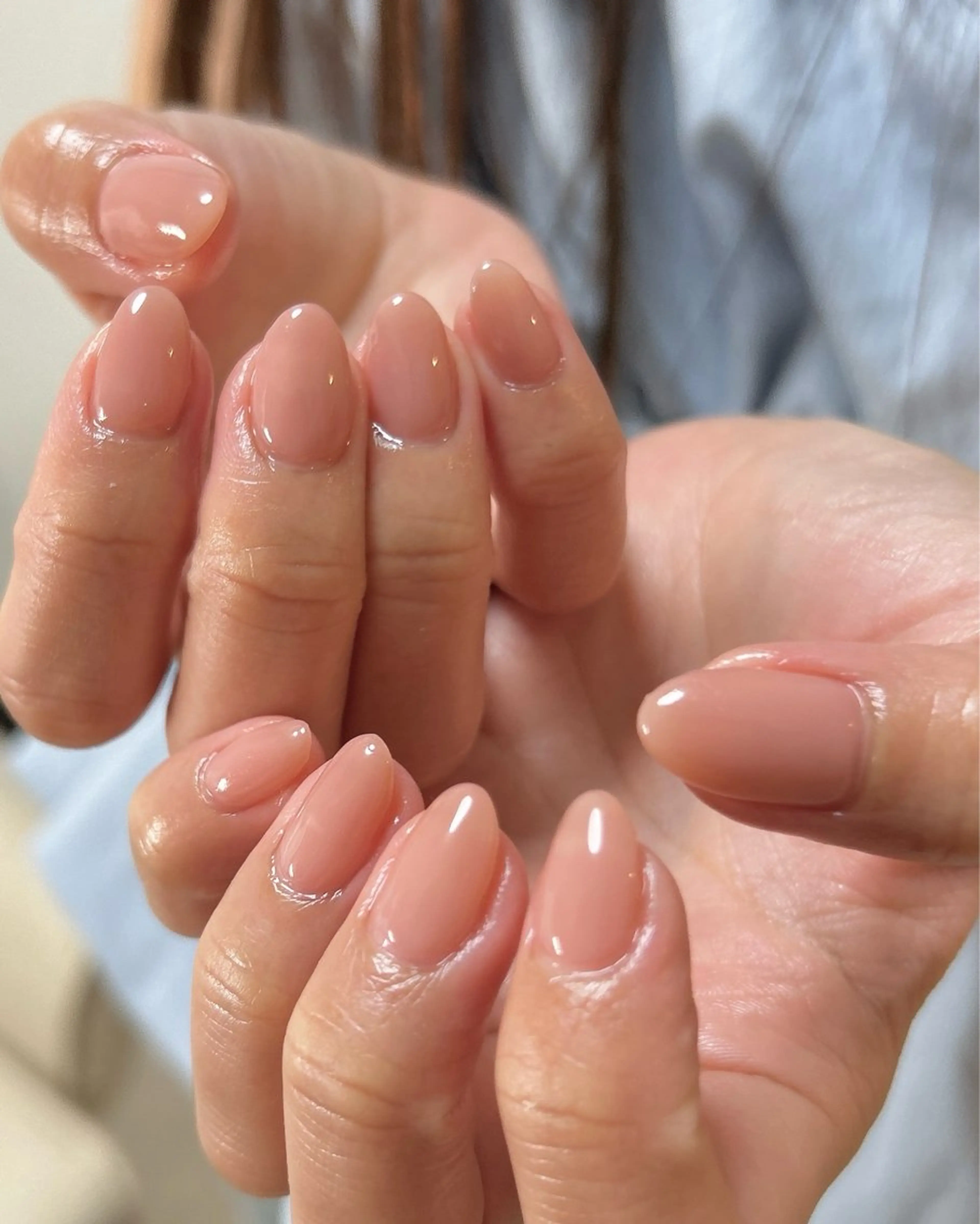ネイル ピンク ハンドネイル ten nail salon かえでのネイルデザイン
