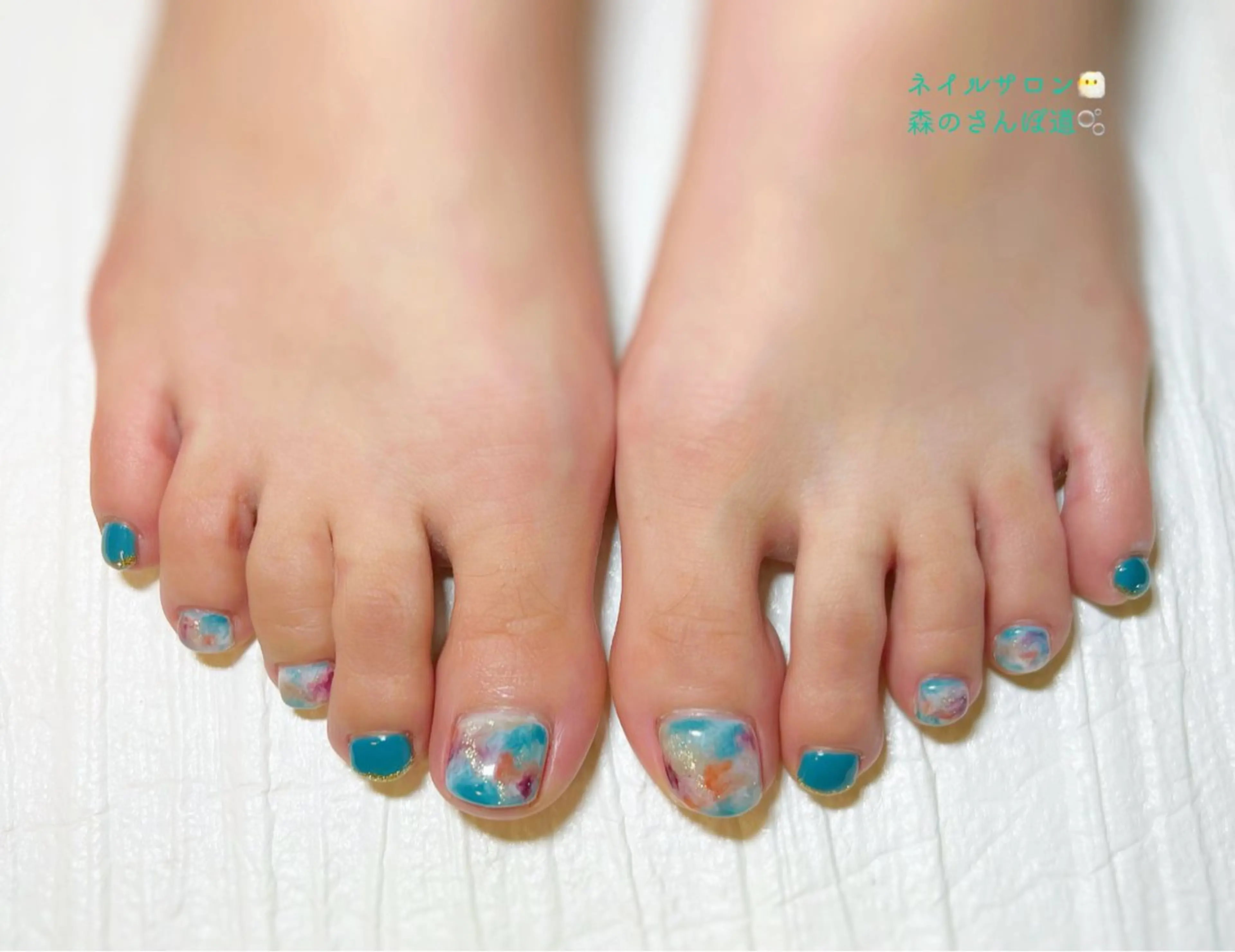 ネイル ハンドネイル 森のさんぽ道所属・ショートネイル 森のさんぽ道のネイルデザイン