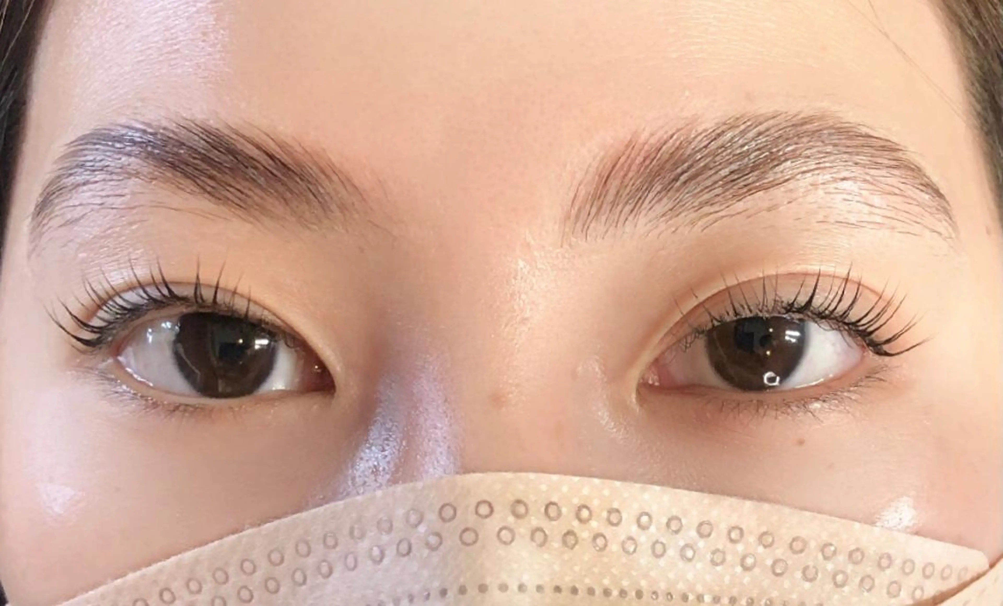 マツエク・マツパ アイブロウ ハリウッドブロウリフト フラットラッシュ パリジェンヌラッシュリフト まつげパーマ 下まつげエクステ マツパ ami☾Belire Nail&eyeのマツエク・マツパデザイン