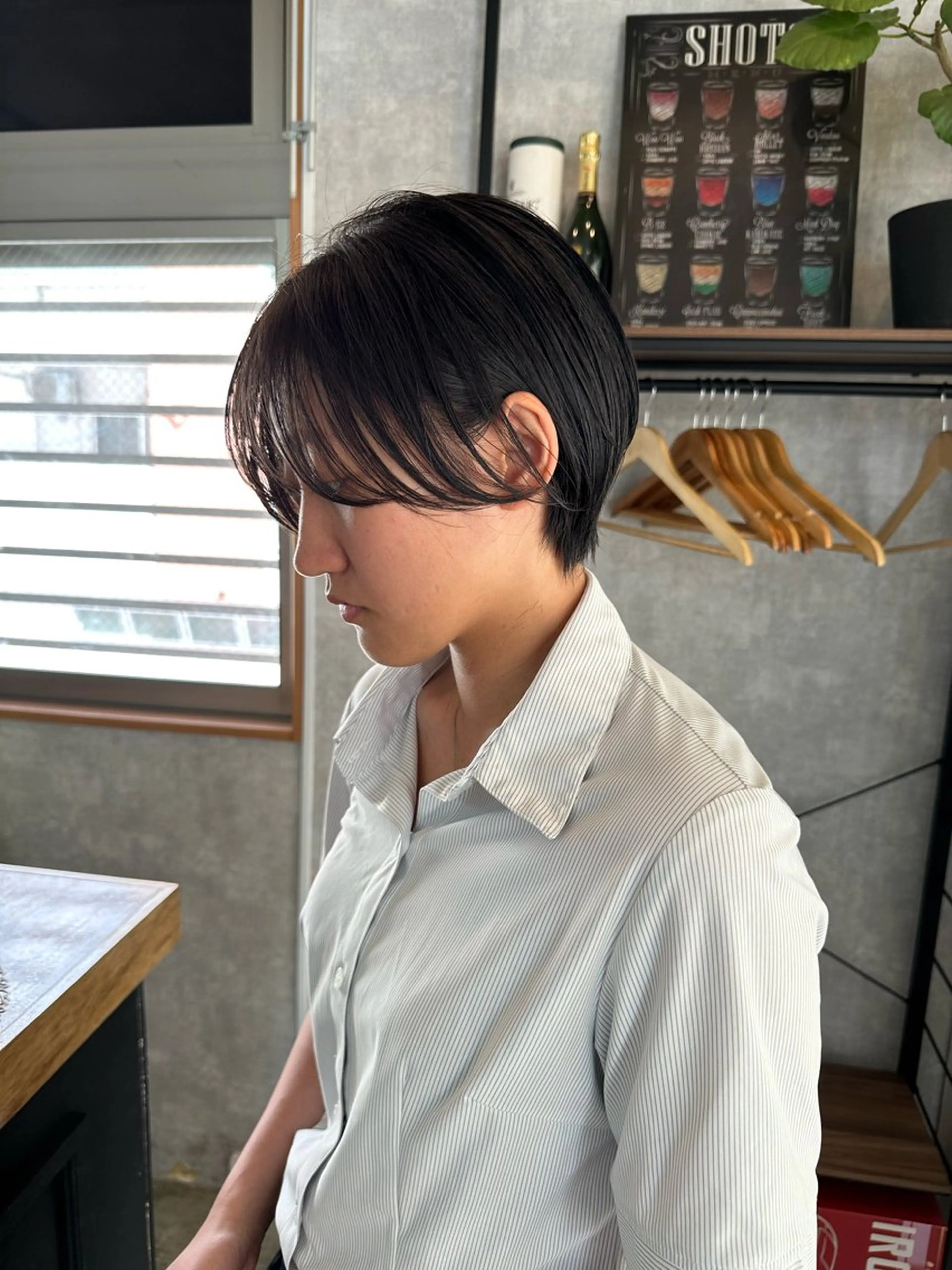 ショート 切りっぱなしボブ ショートボブ ハンサムショート 丸みショート ボブ C’LD hair  produce /シールドヘア所属・モテ髪/ボブ/ショー ト/アダチフウトのヘアスタイル