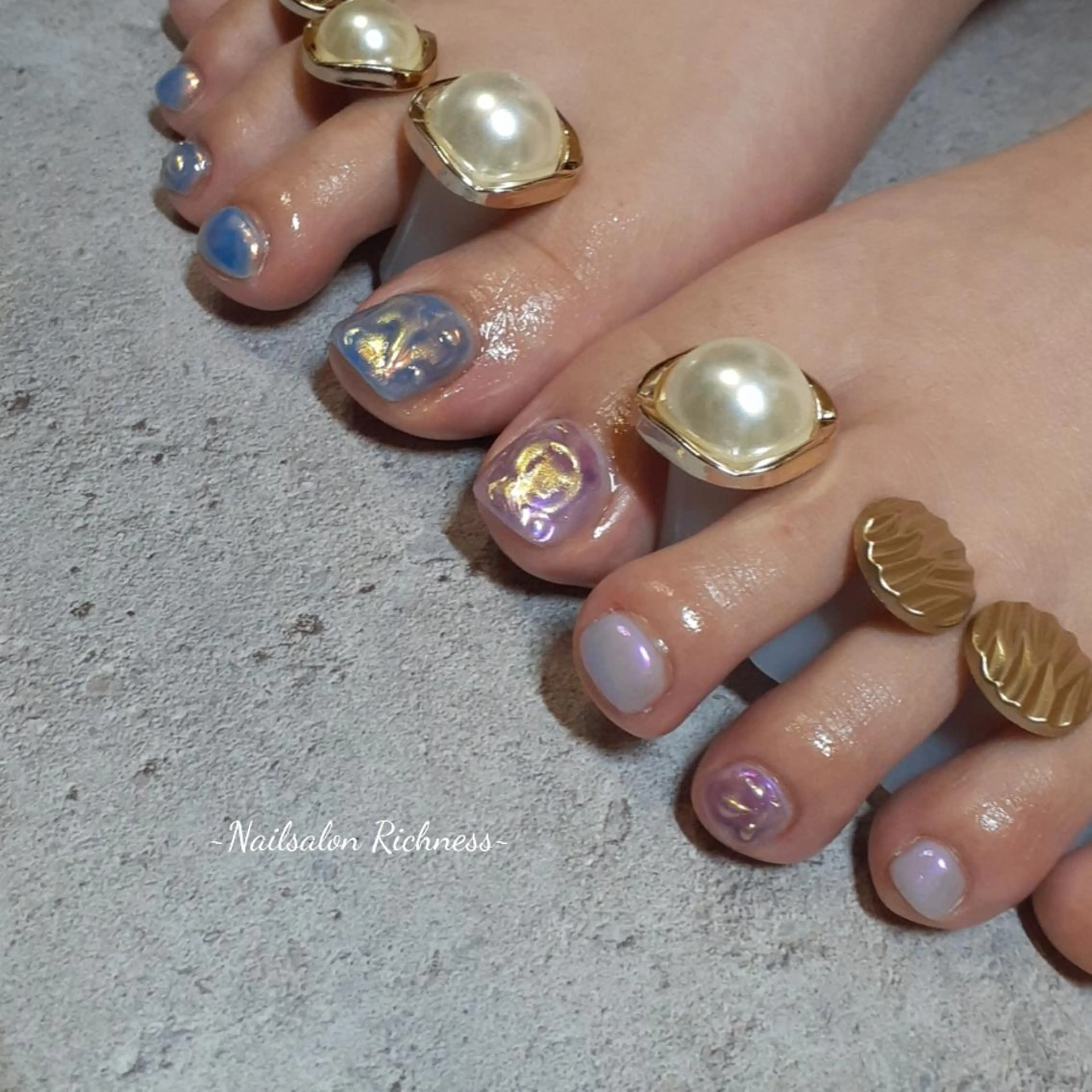 フット 4本アート 持ち込みok (ケア込み)の写真